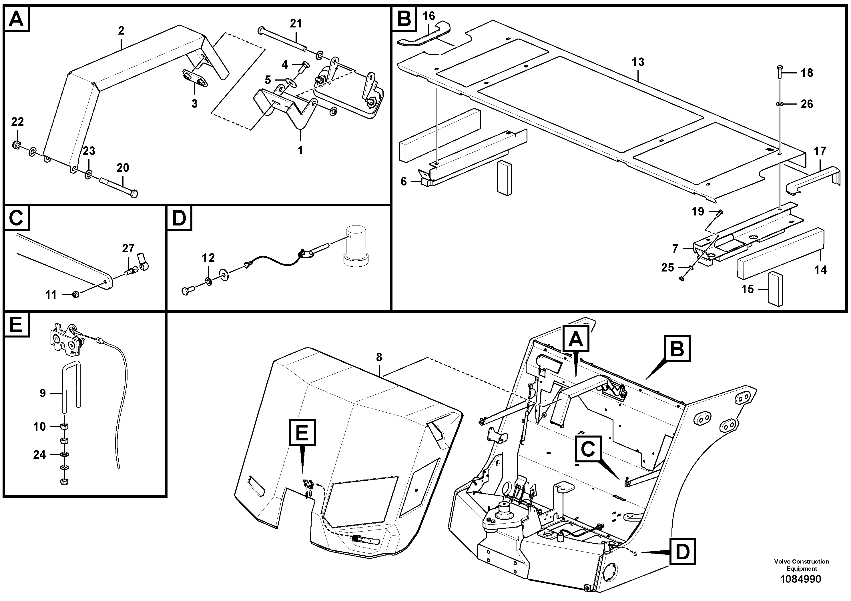 Oil Draining VOE12824482 VOLVO