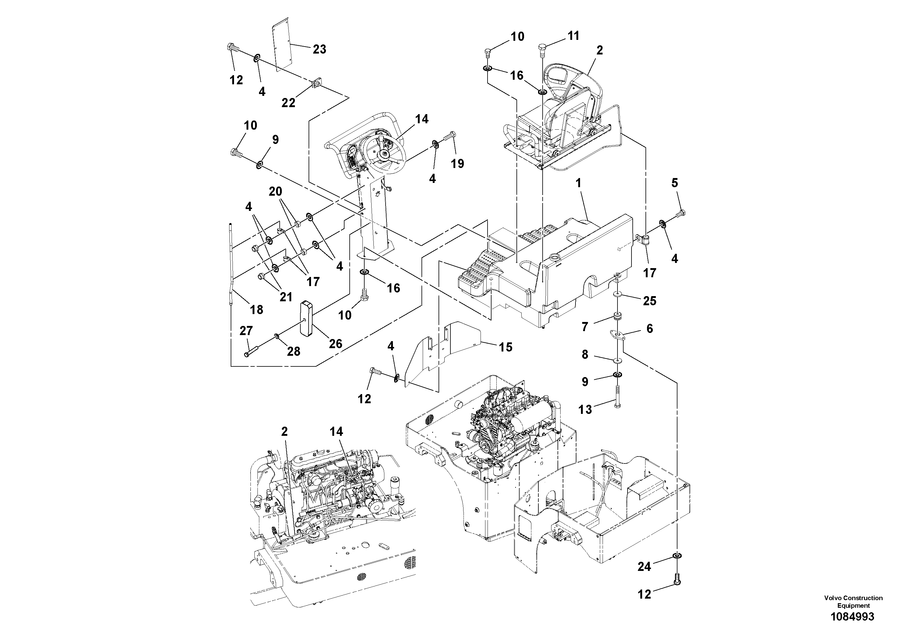 Water Reservoir RM/VOE12806536 VOLVO
