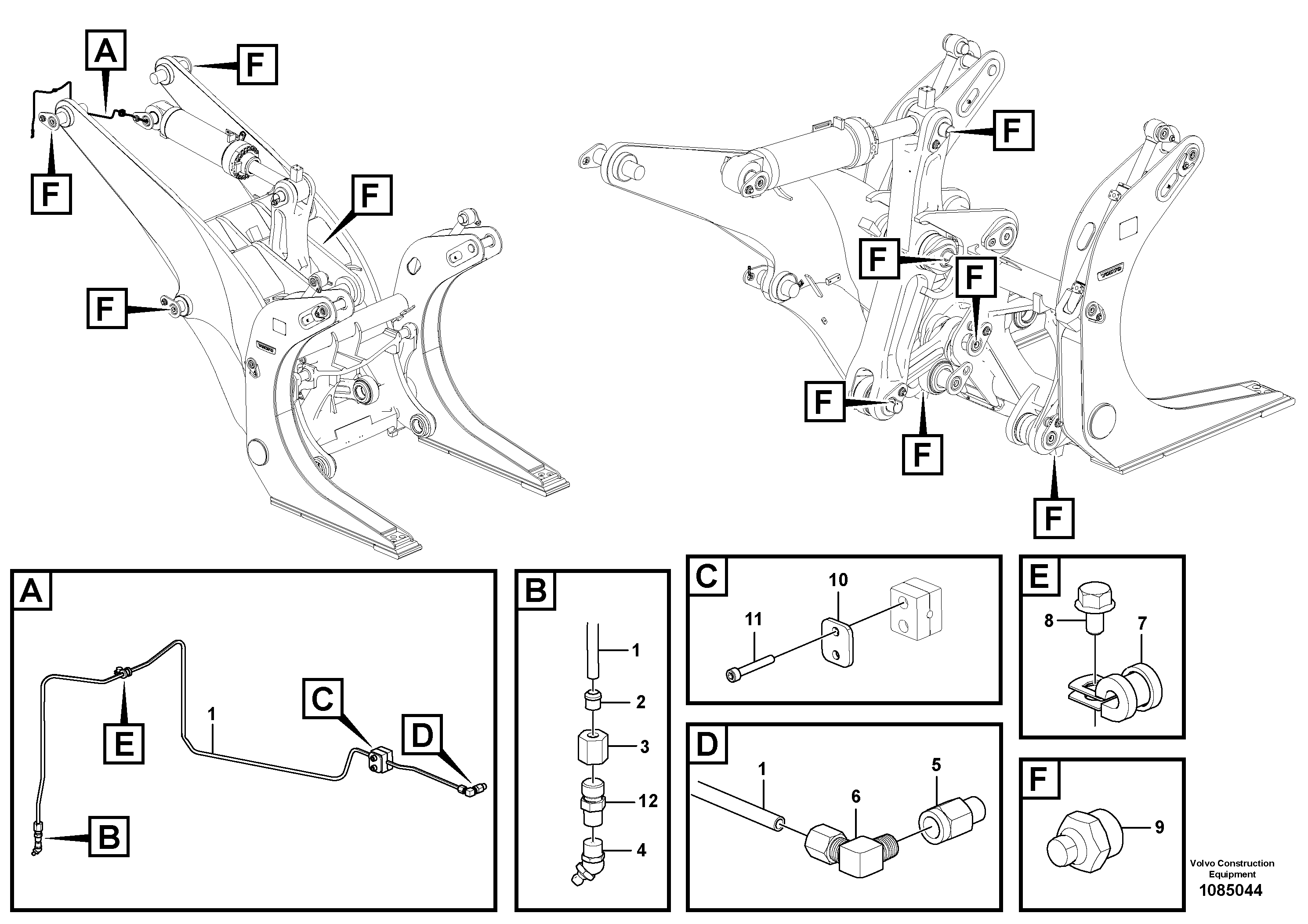 Hammer plate VOE16034933 VOLVO
