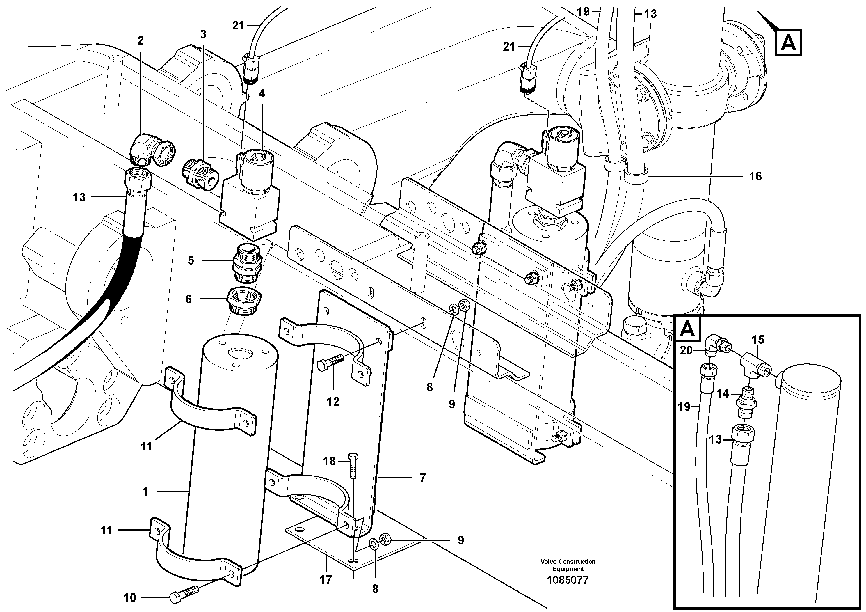 Support Leg VOE16694918 VOLVO