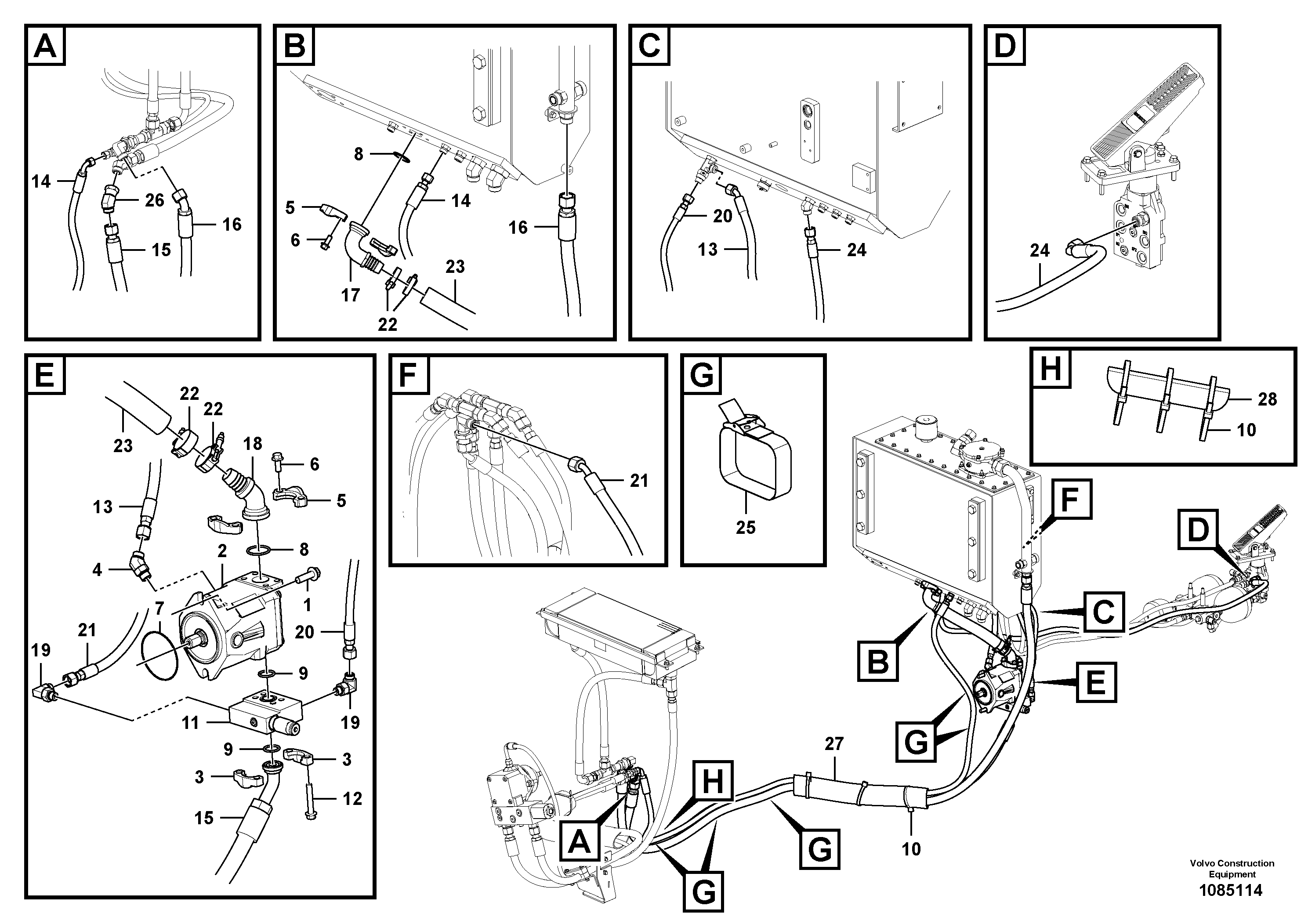 Timing gear casing VOE16246364 VOLVO