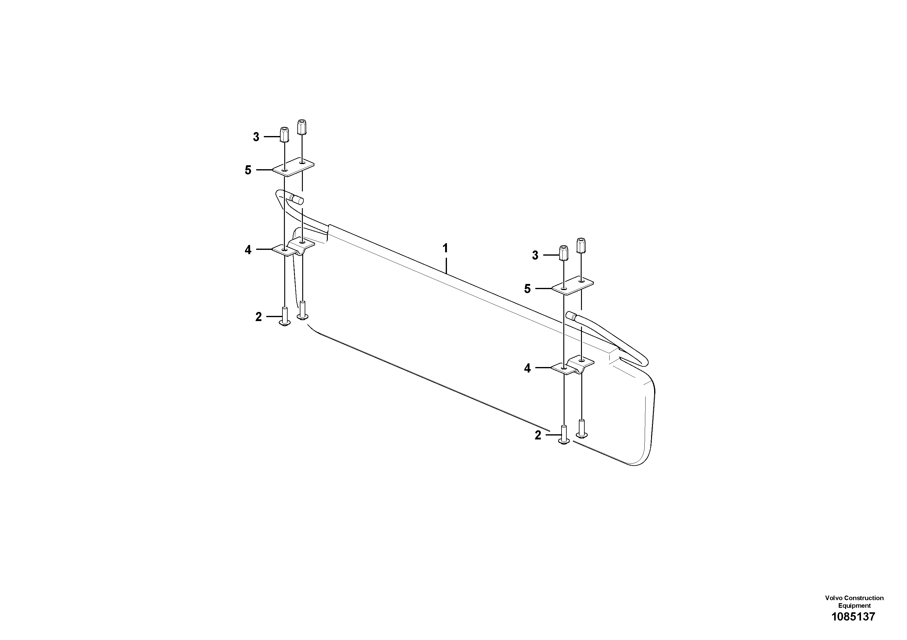 Seat frame VOE17454530 VOLVO