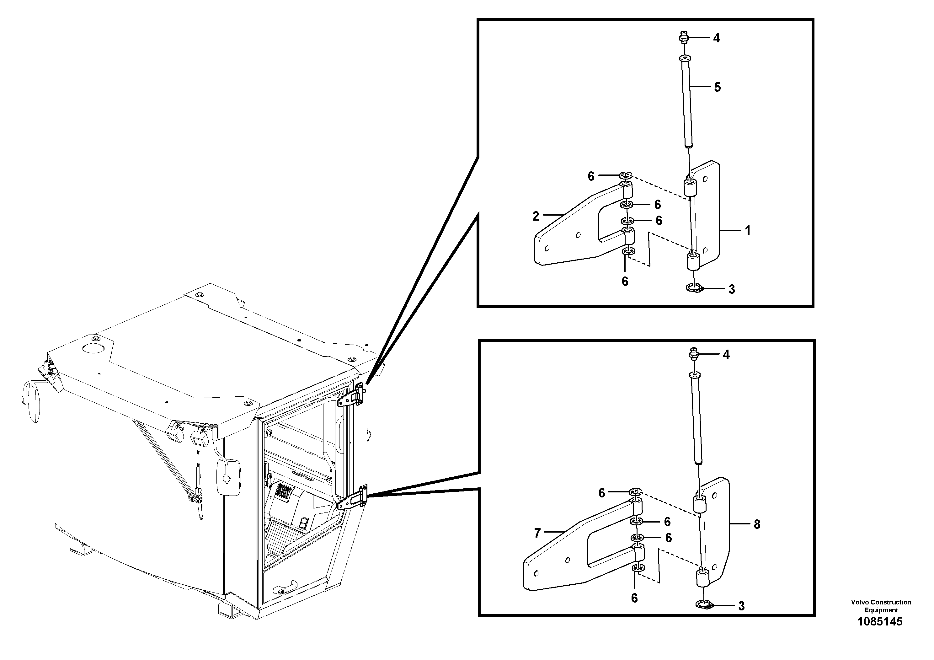 Pedal VOE17456331 VOLVO