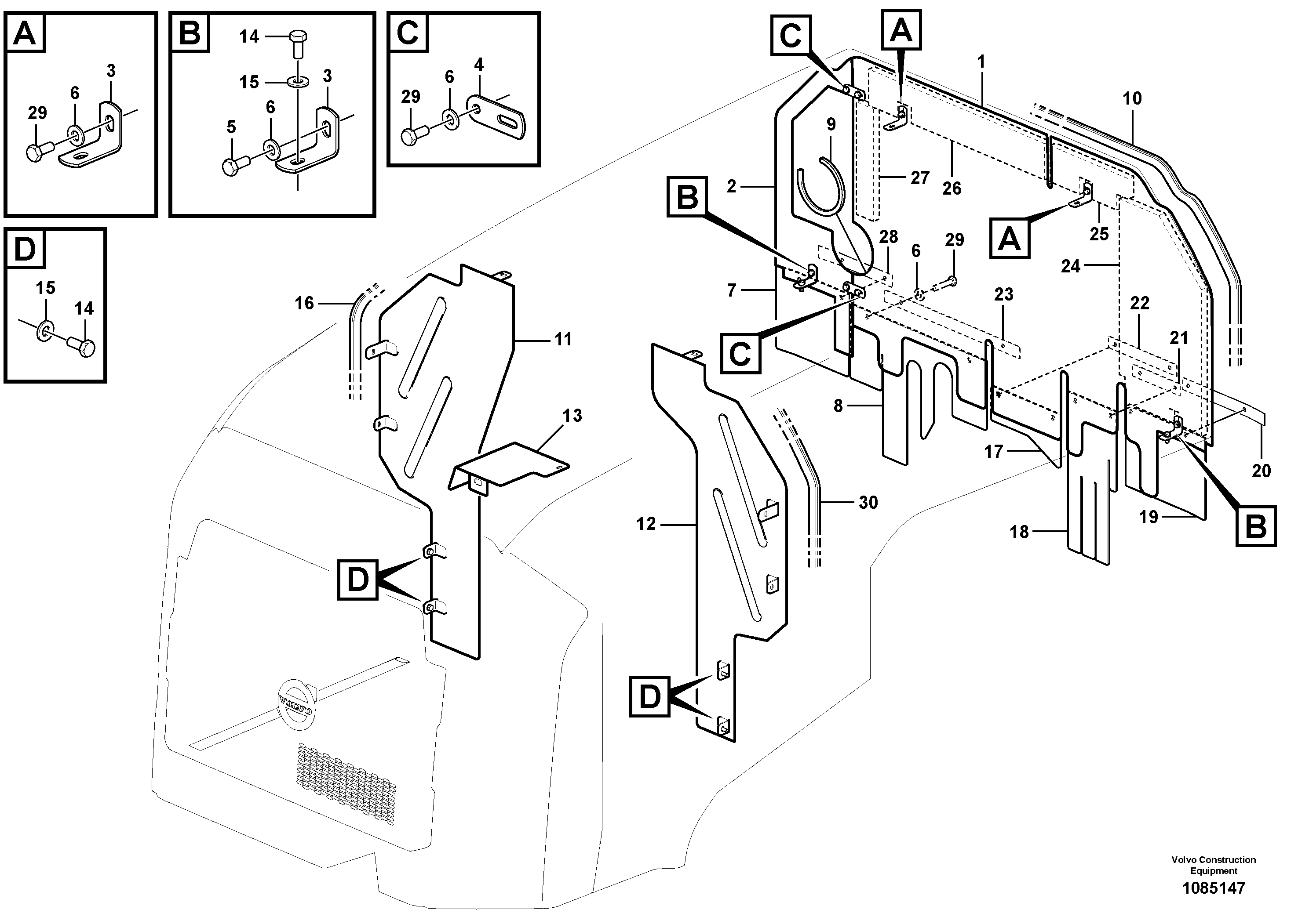 Lock Kit VOE16045458 VOLVO