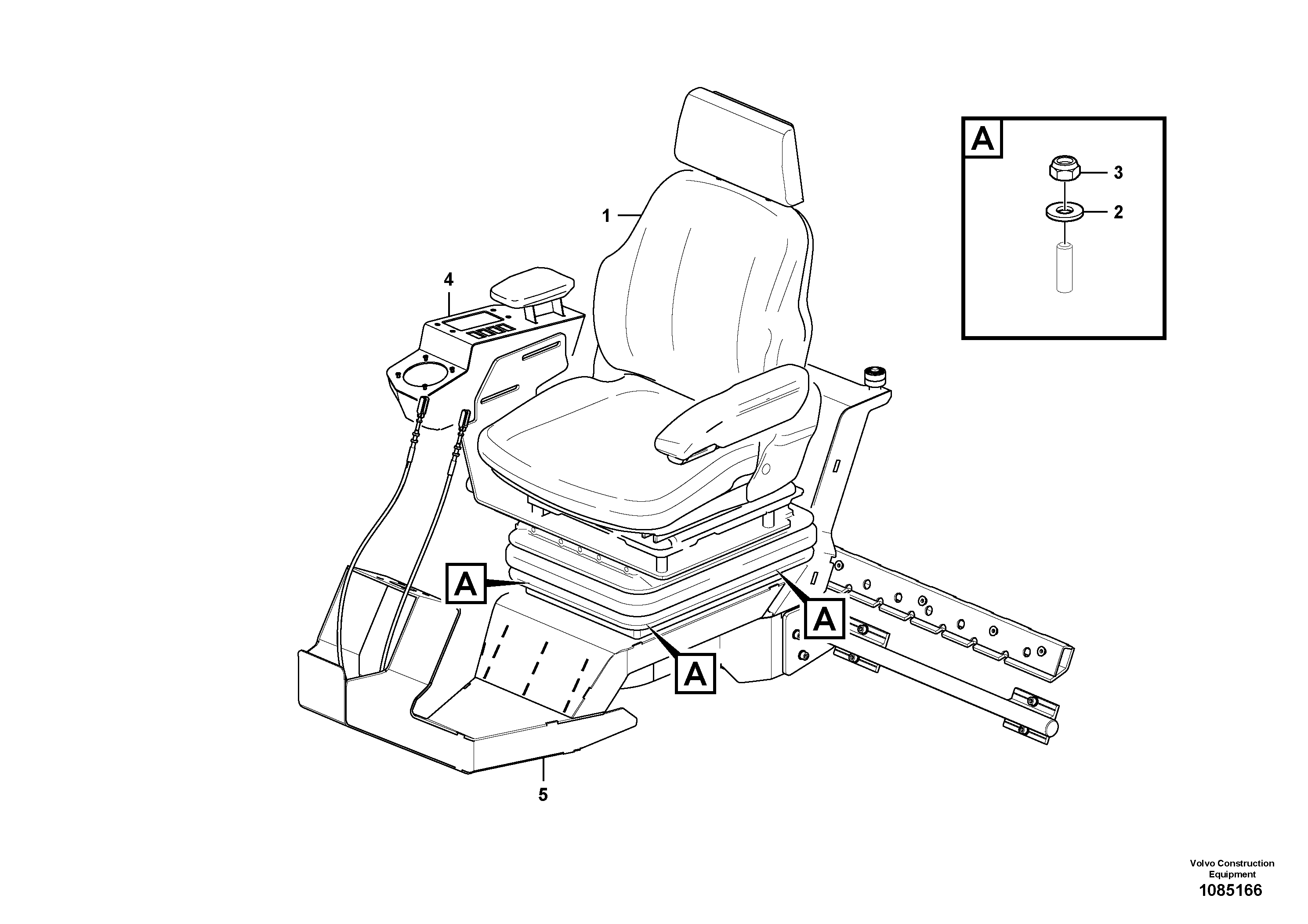 Drivers seat VOE17455307 VOLVO