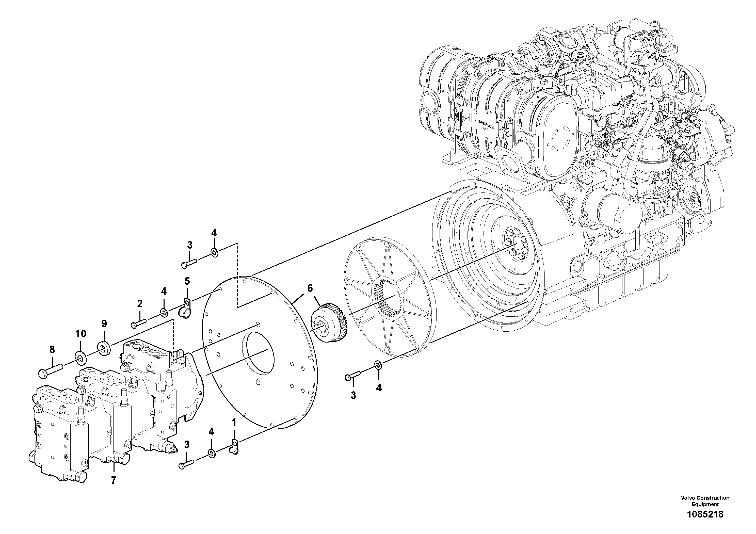 Press.raising (ahc) VOE12814968 VOLVO