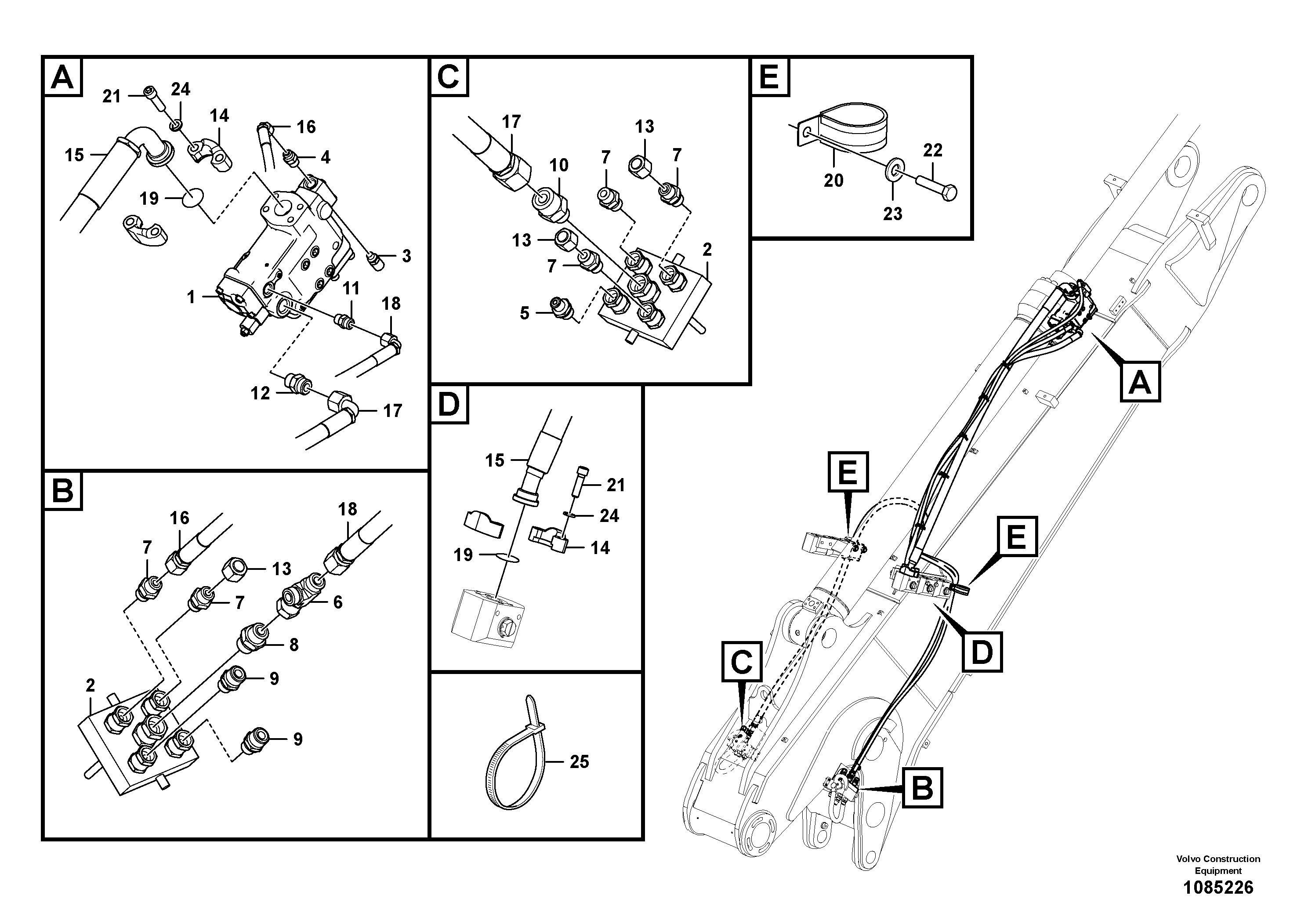 Timing gear casing VOE14691323 VOLVO