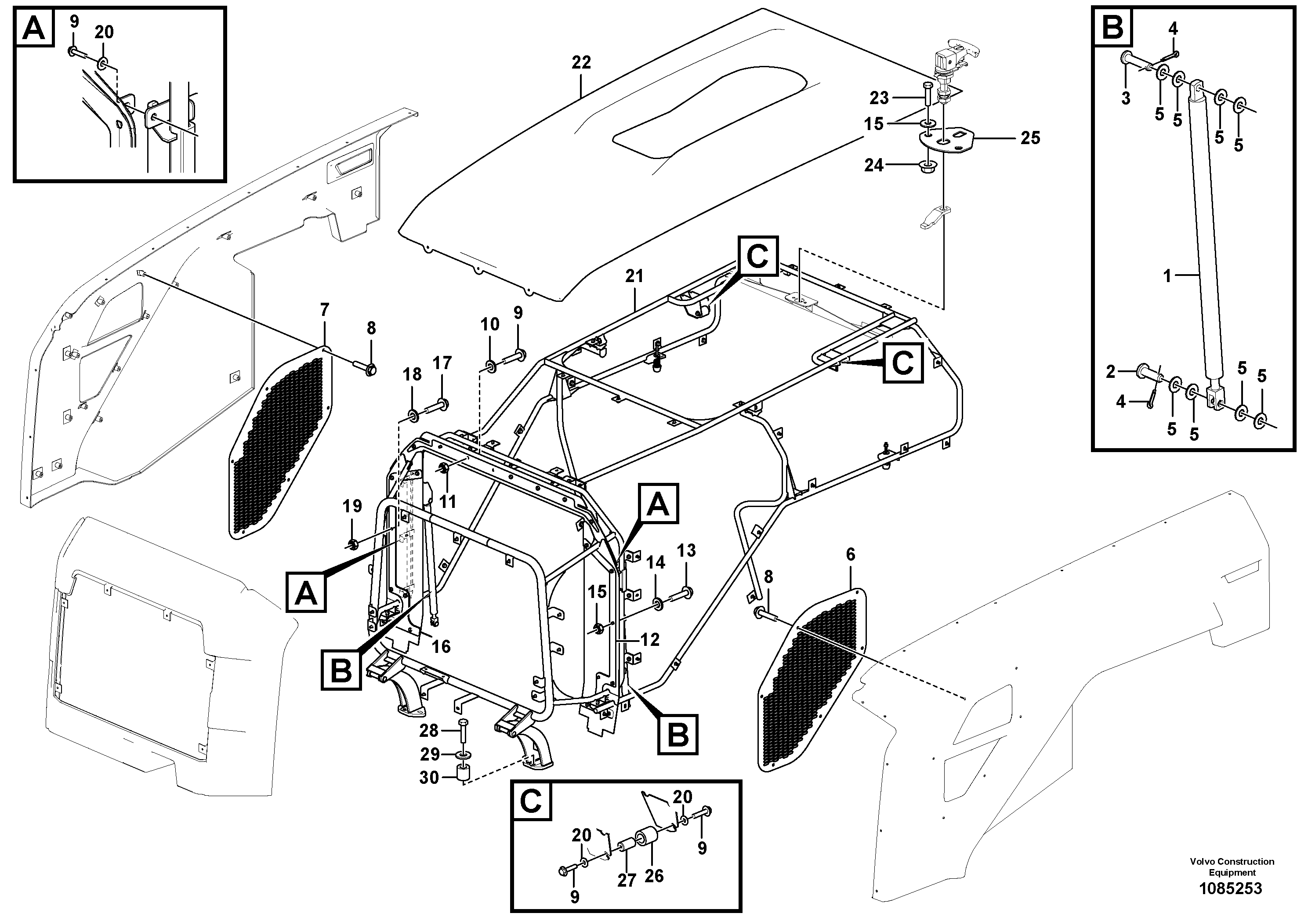 Base Cover VOE16037568 VOLVO