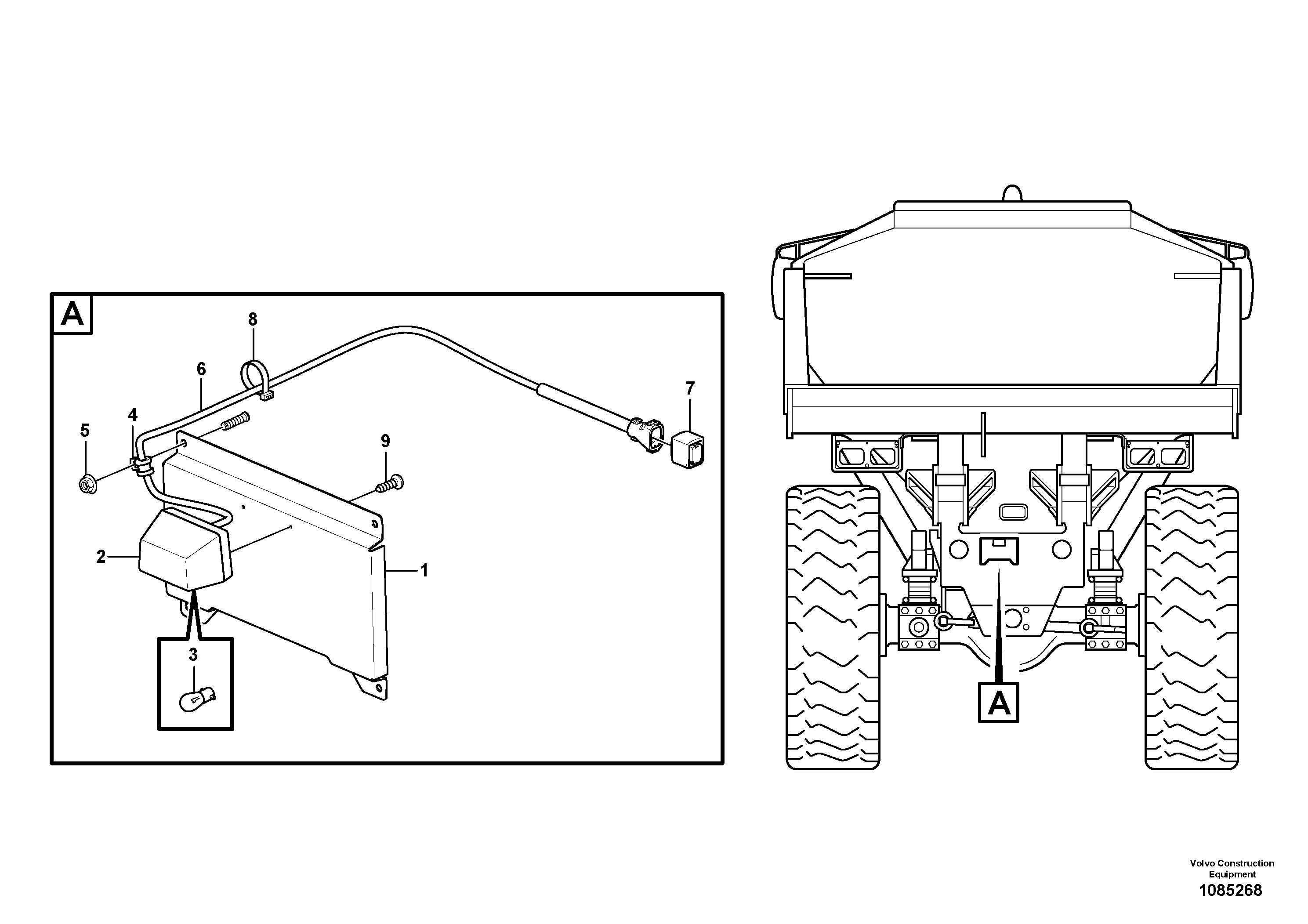 Support Leg VOE17259763 VOLVO