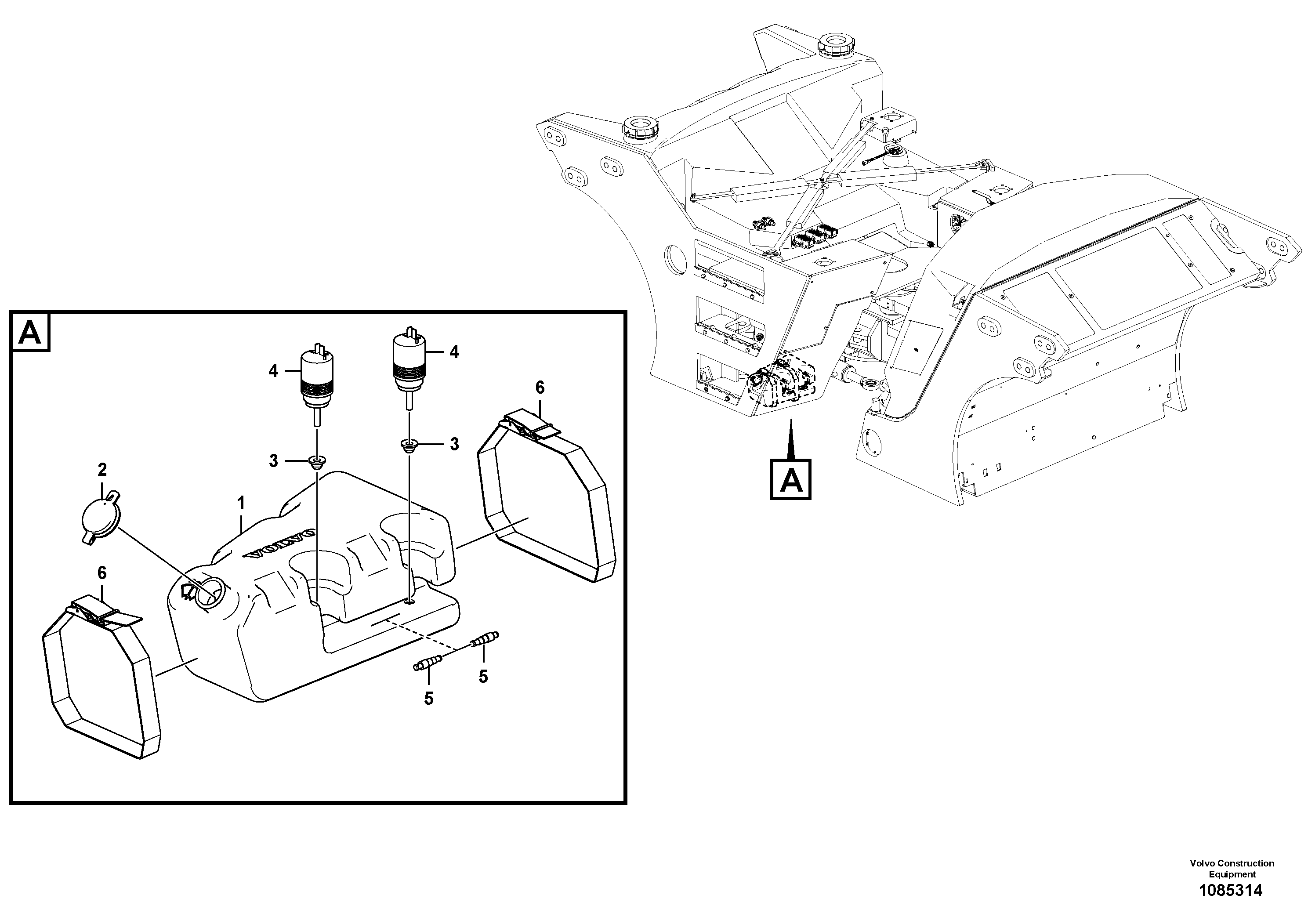 Frame, Lh VOE16250758 VOLVO