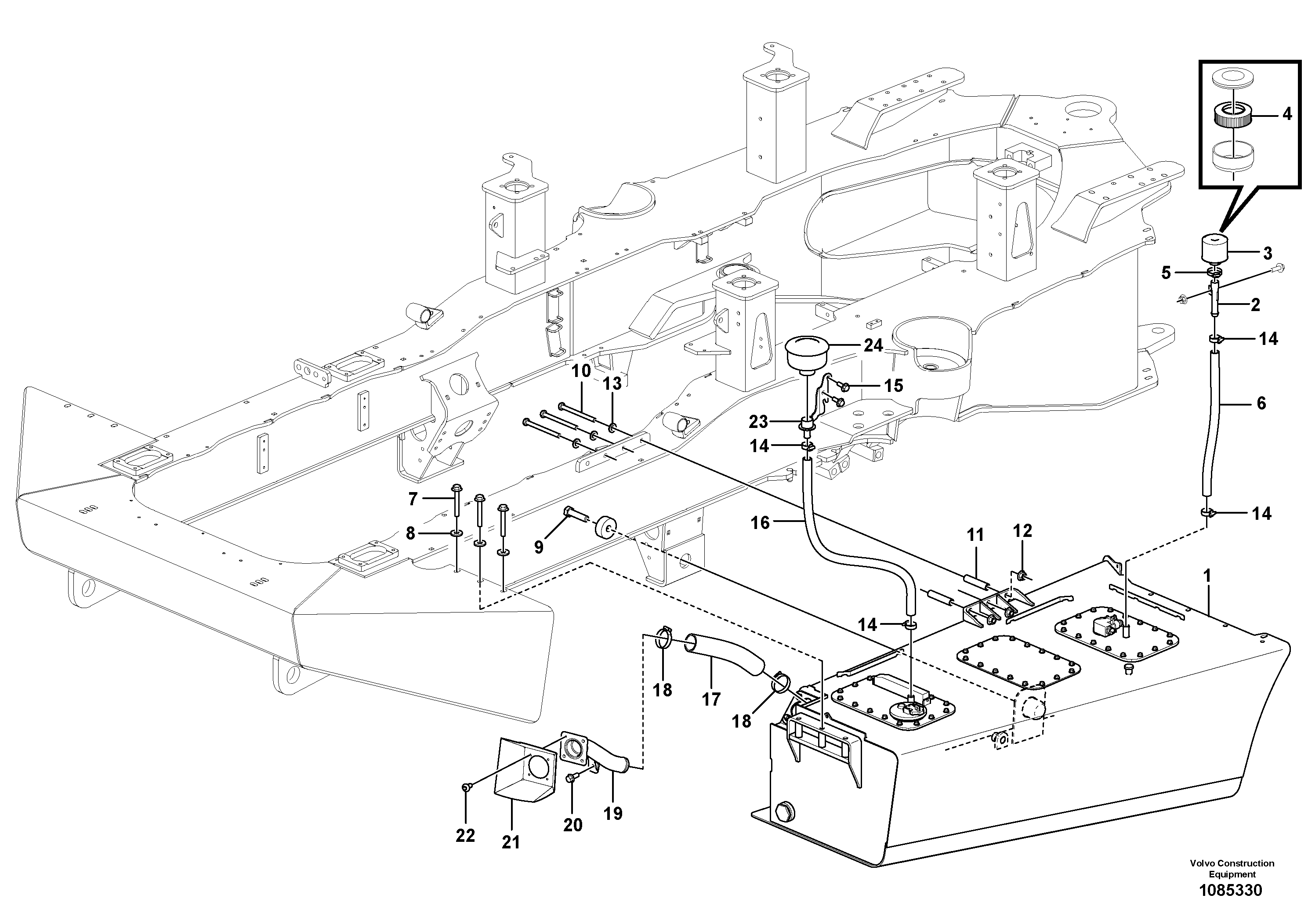 Filter Retainer VOE16874285 VOLVO