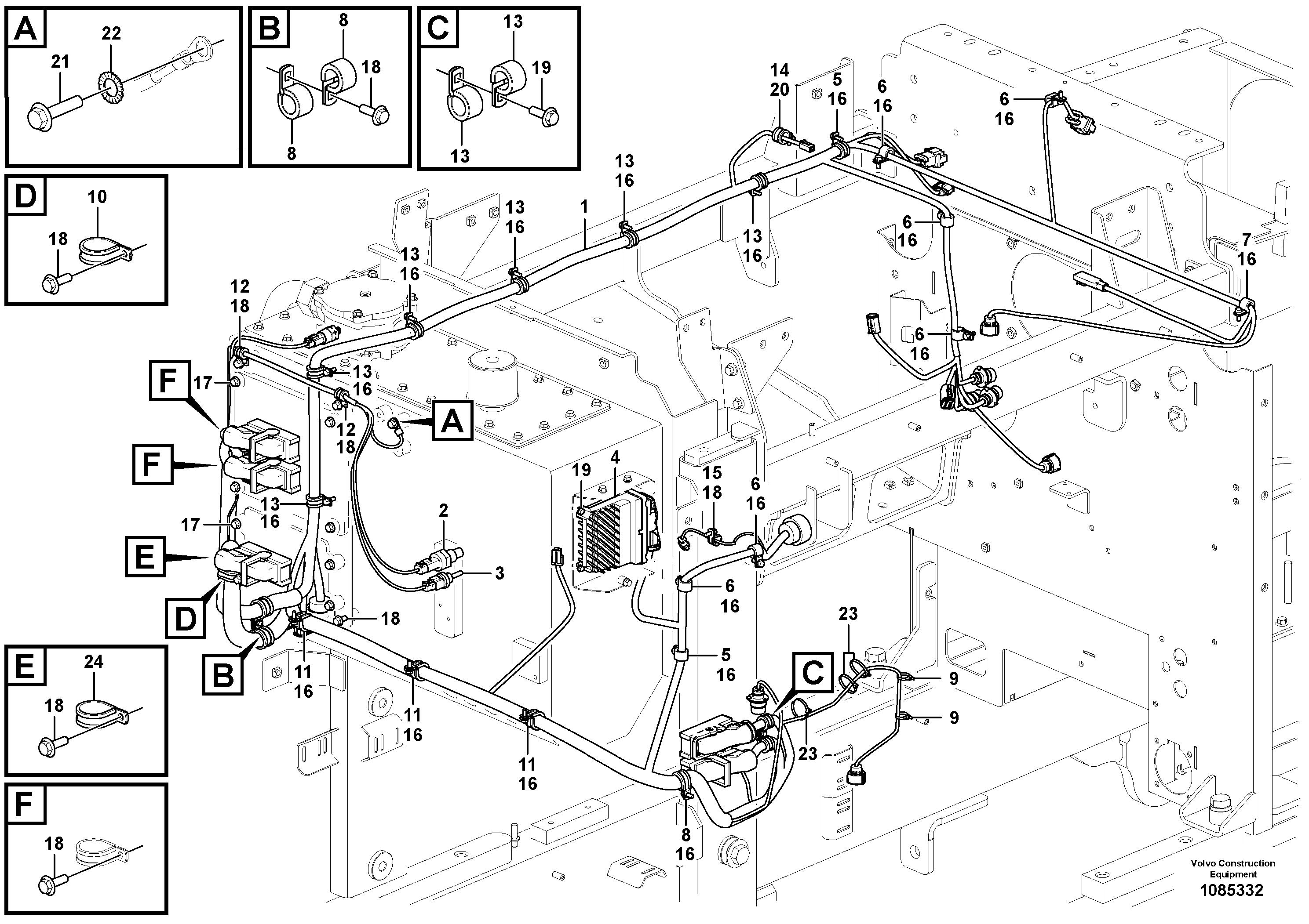Support Leg VOE16695314 VOLVO