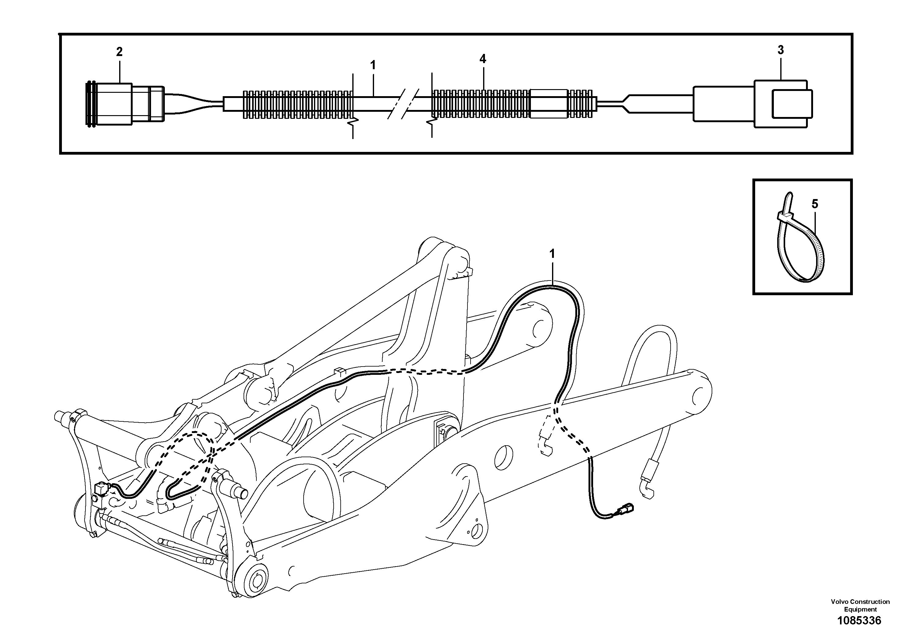 Wire harness VOE11888930 VOLVO
