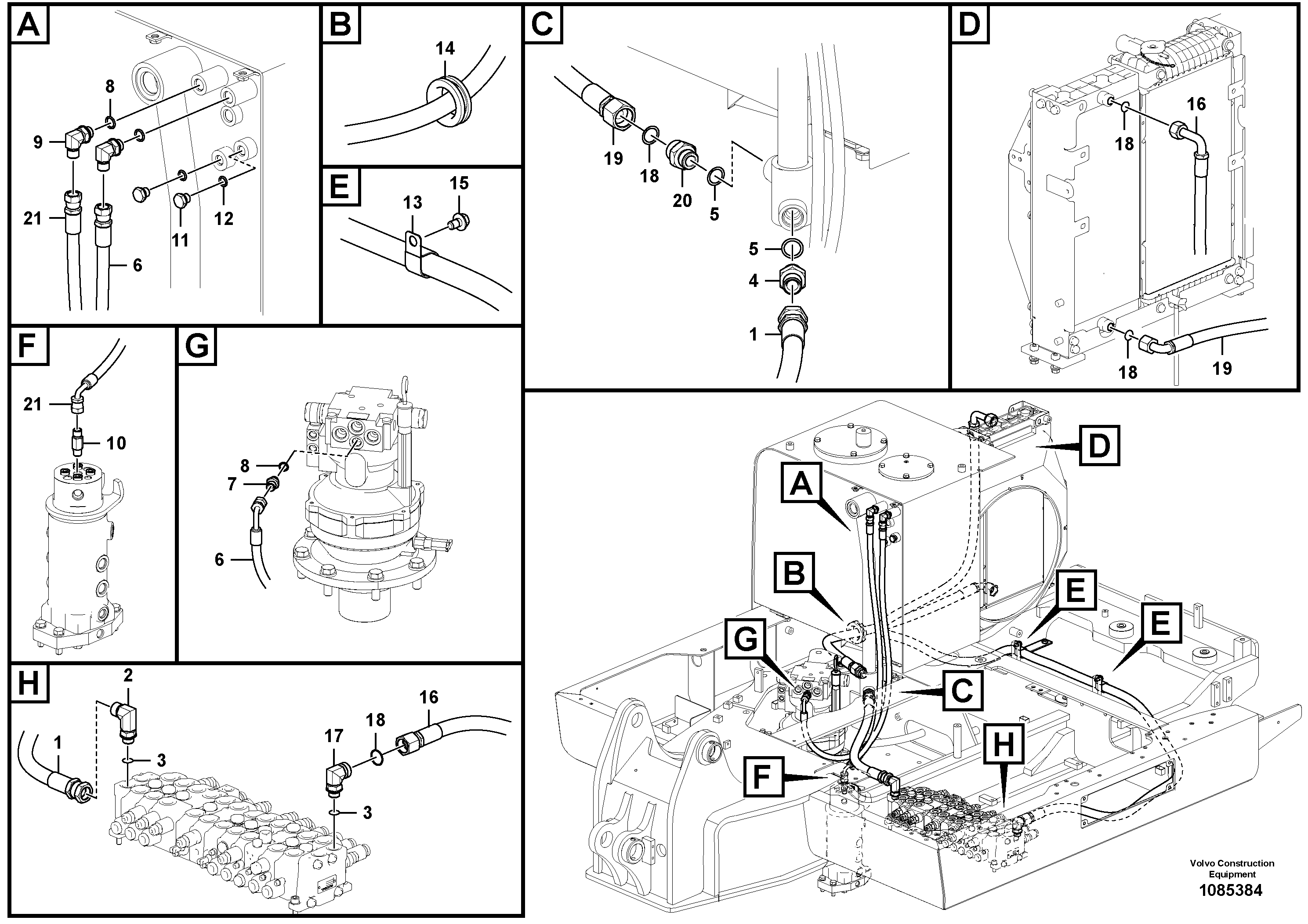 Timing gear casing VOE14694292 VOLVO
