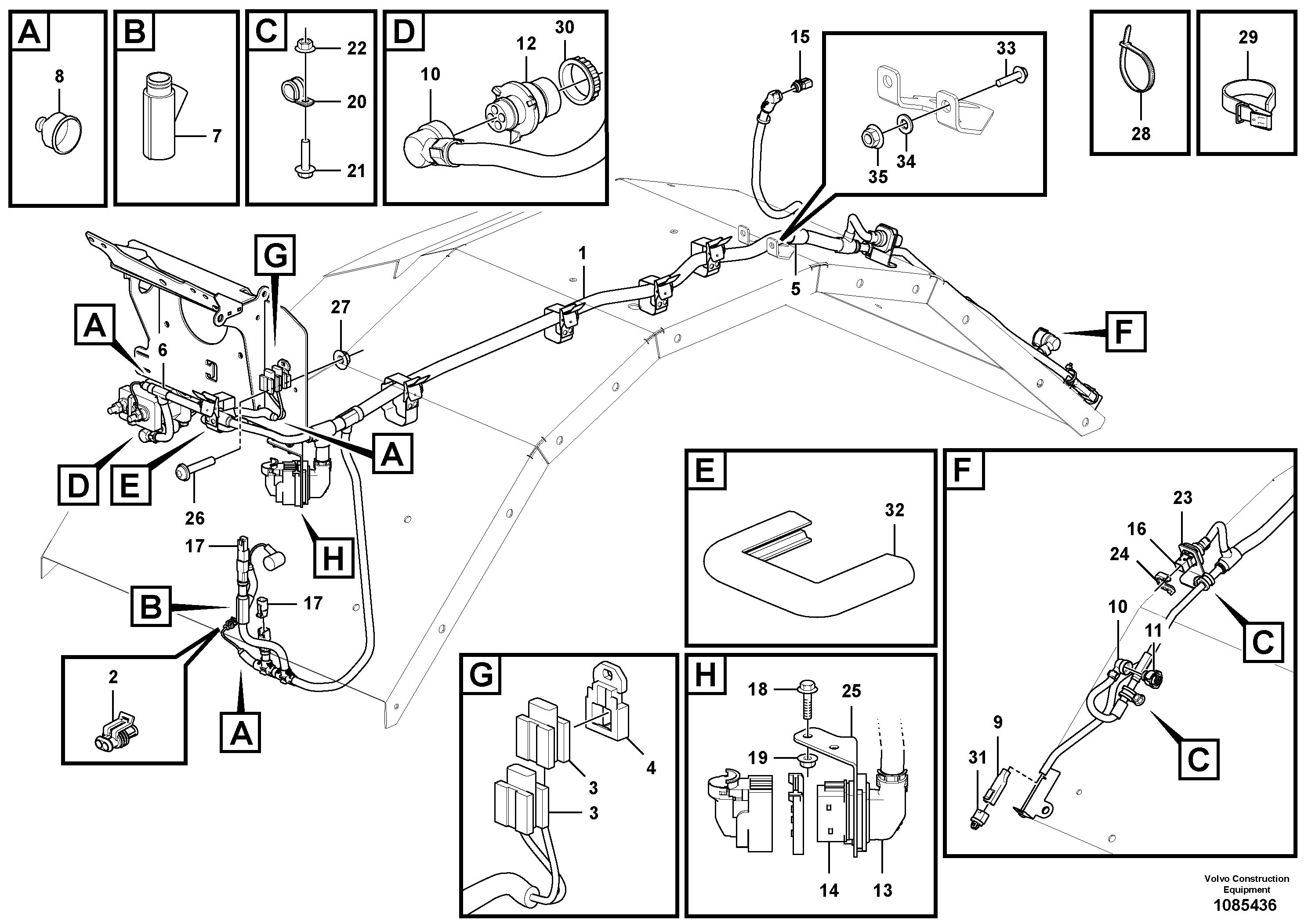 Bracket VOE17273684 VOLVO