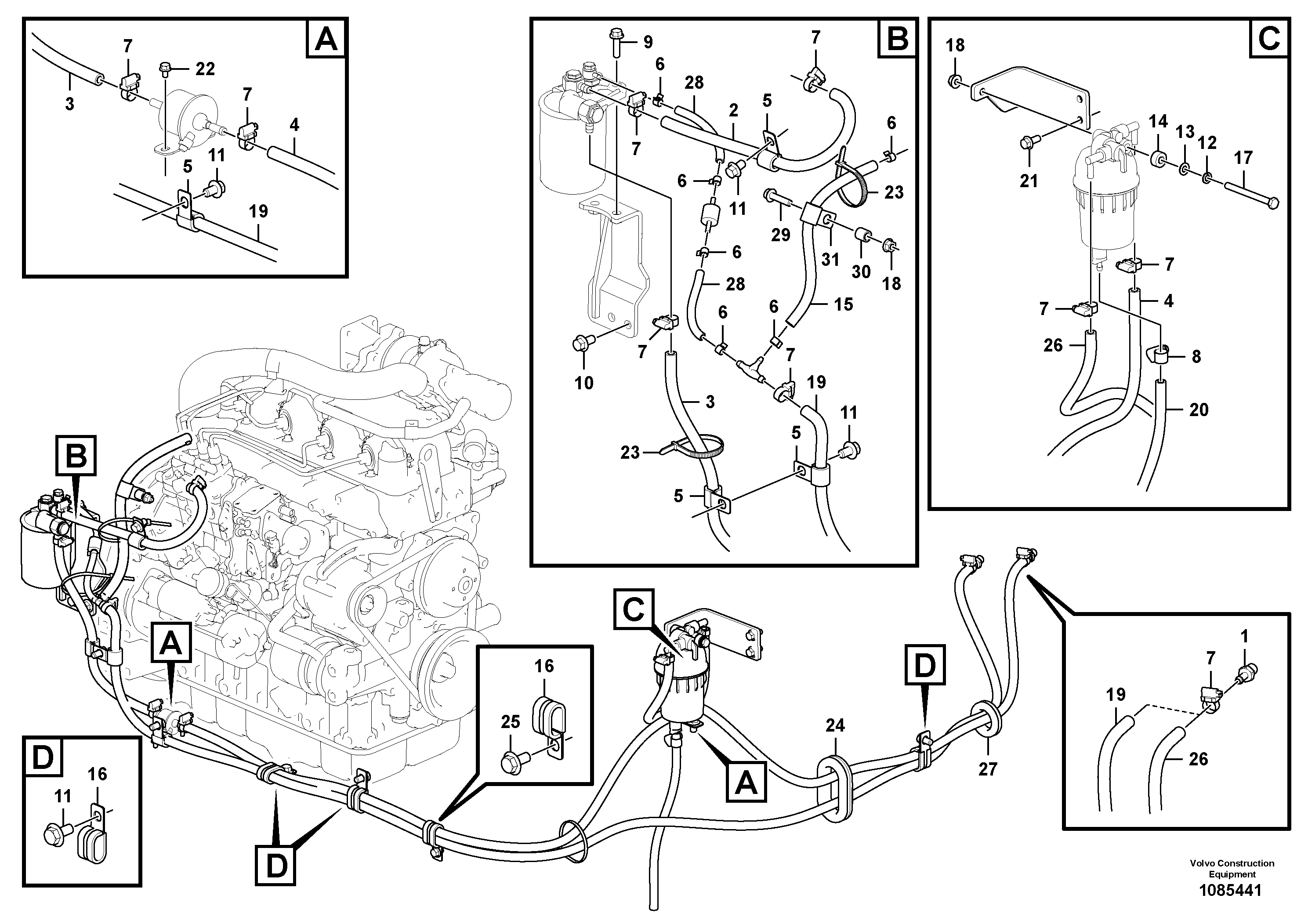 Clutch Spring VOE14705259 VOLVO