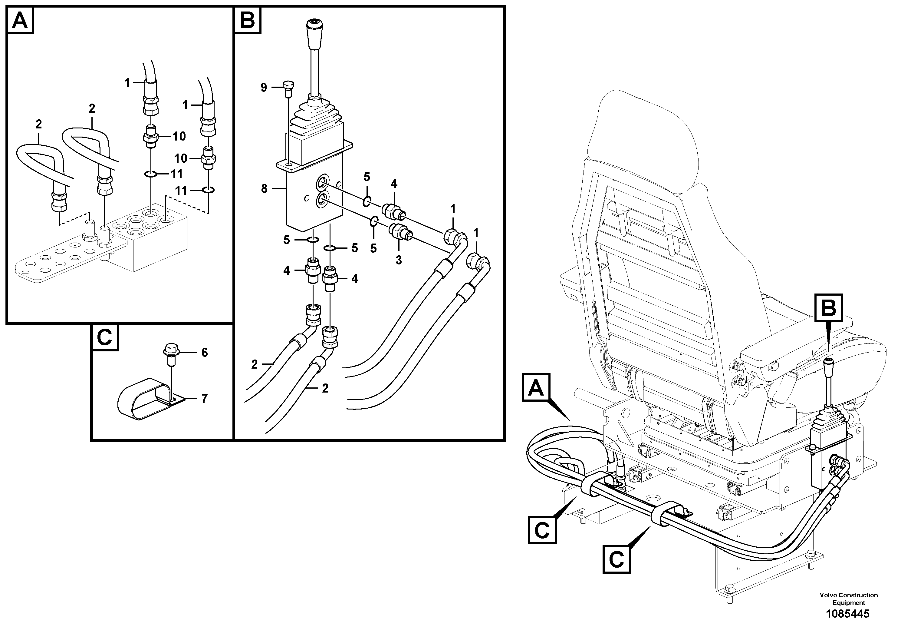 Foot Plate VOE14613200 VOLVO