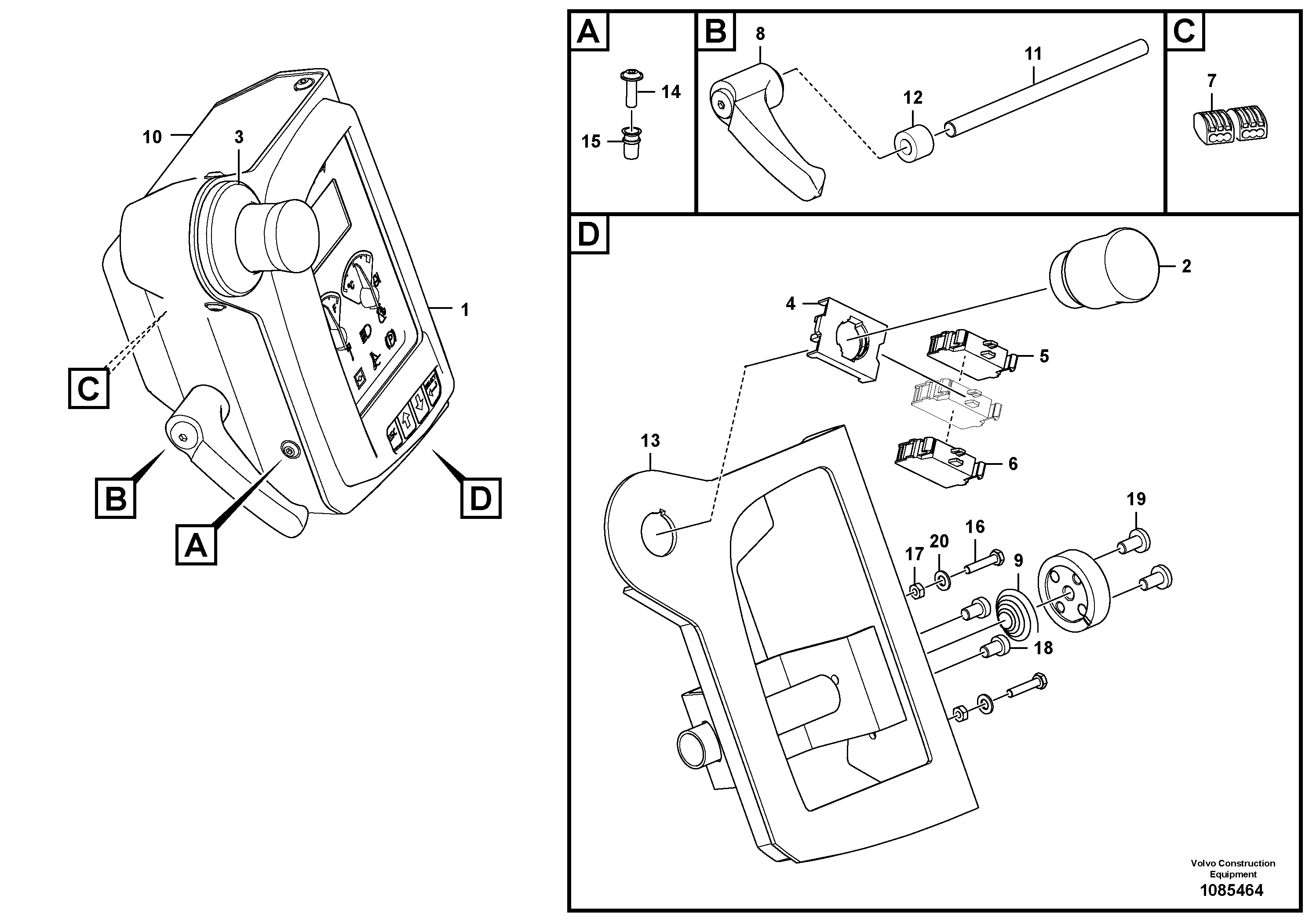 For upper engine part VOE17458280 VOLVO