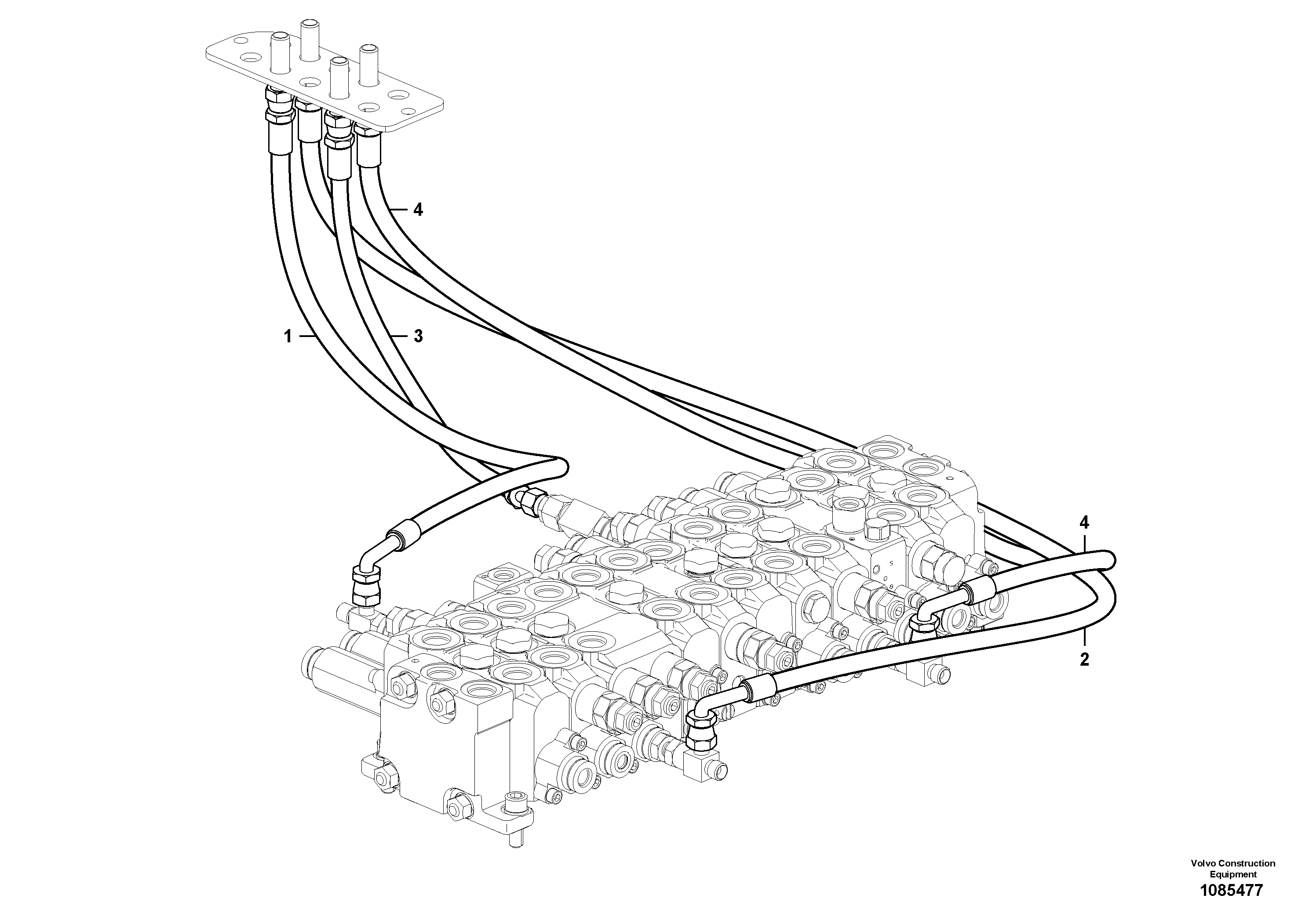 Timing gear casing VOE14704924 VOLVO