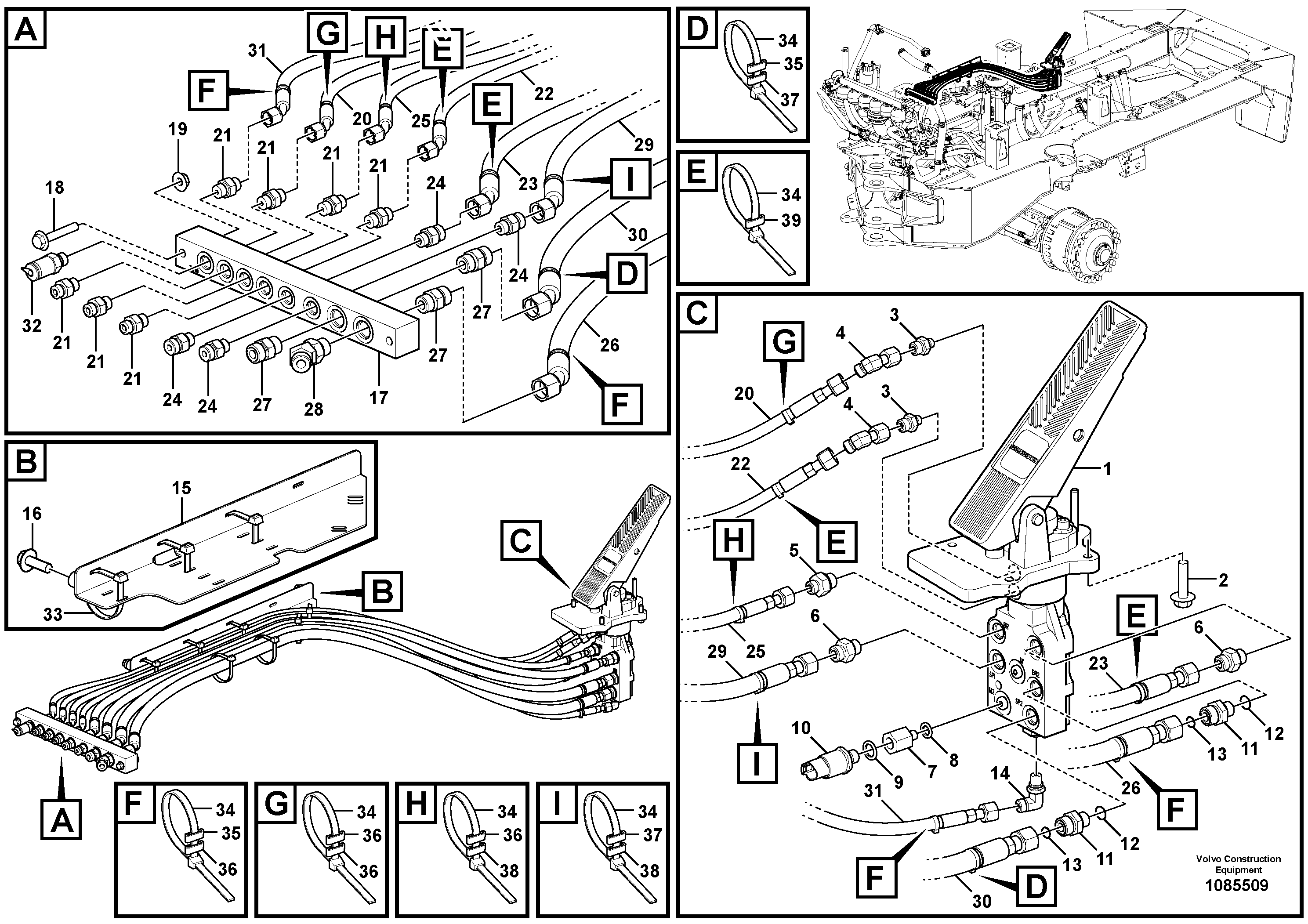 Seat frame VOE17403352 VOLVO