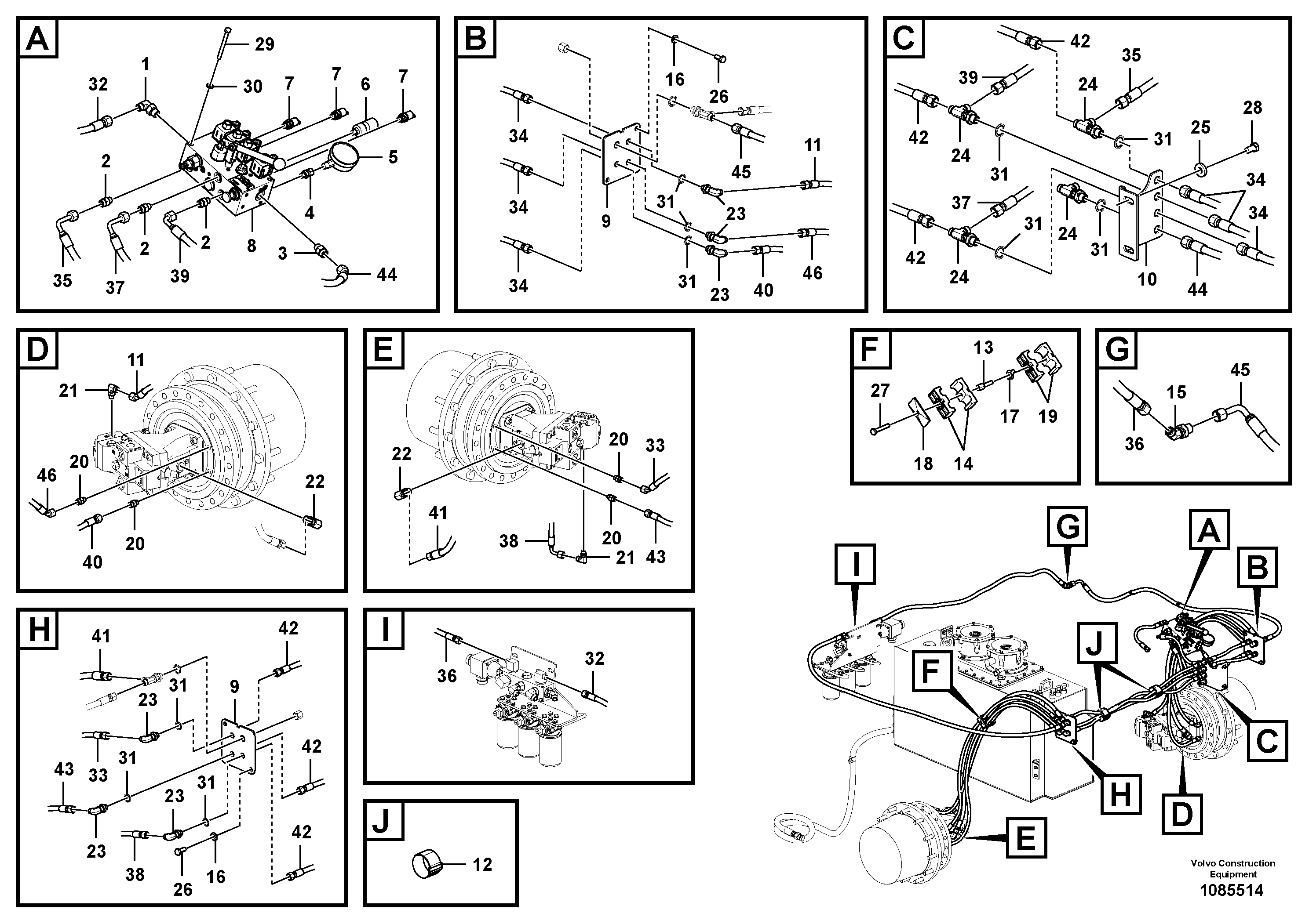 Timing gear casing VOE12819034 VOLVO