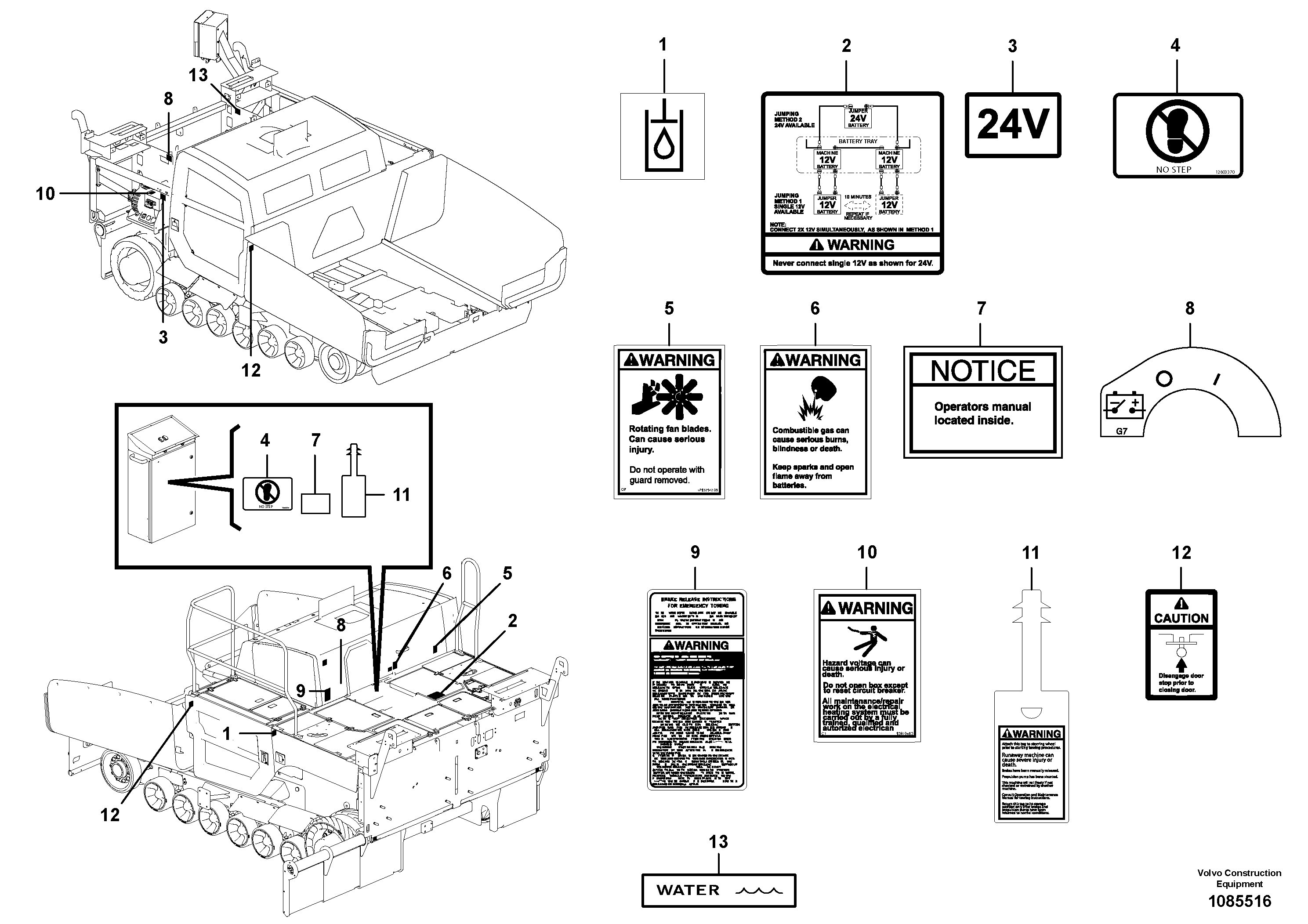 Cylinder Block VOE12803370 VOLVO
