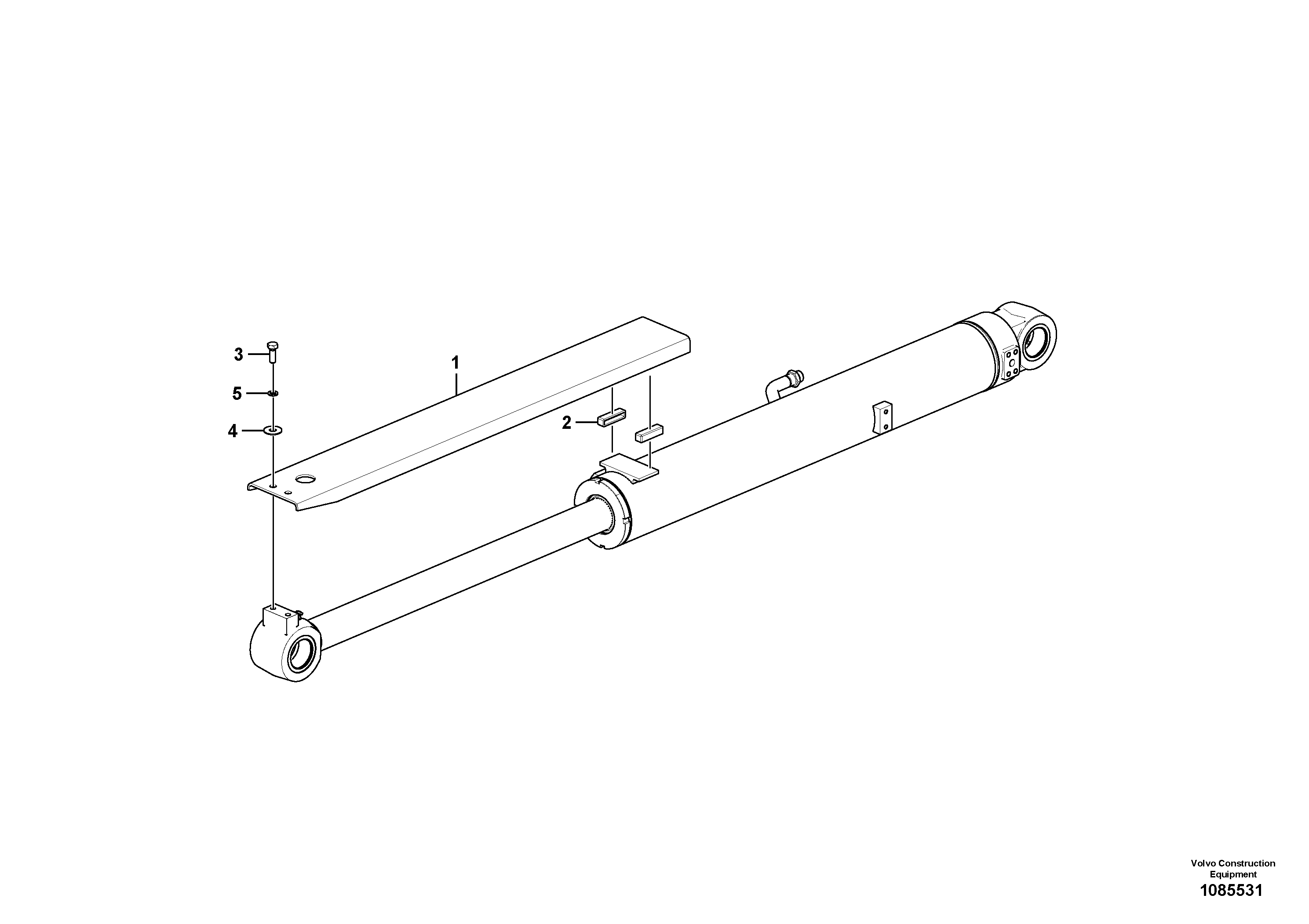 Tilt bearing VOE14883892 VOLVO
