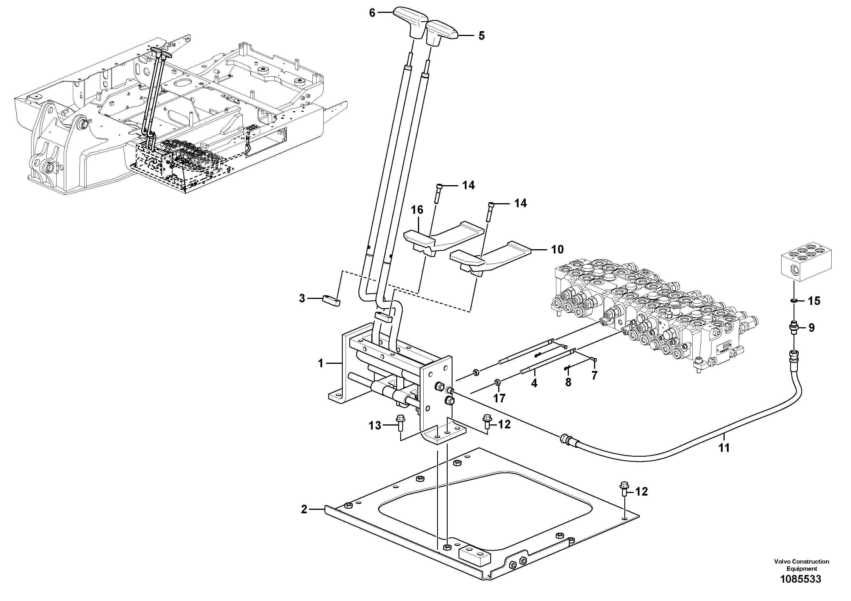 Water Reservoir VOE14604822 VOLVO