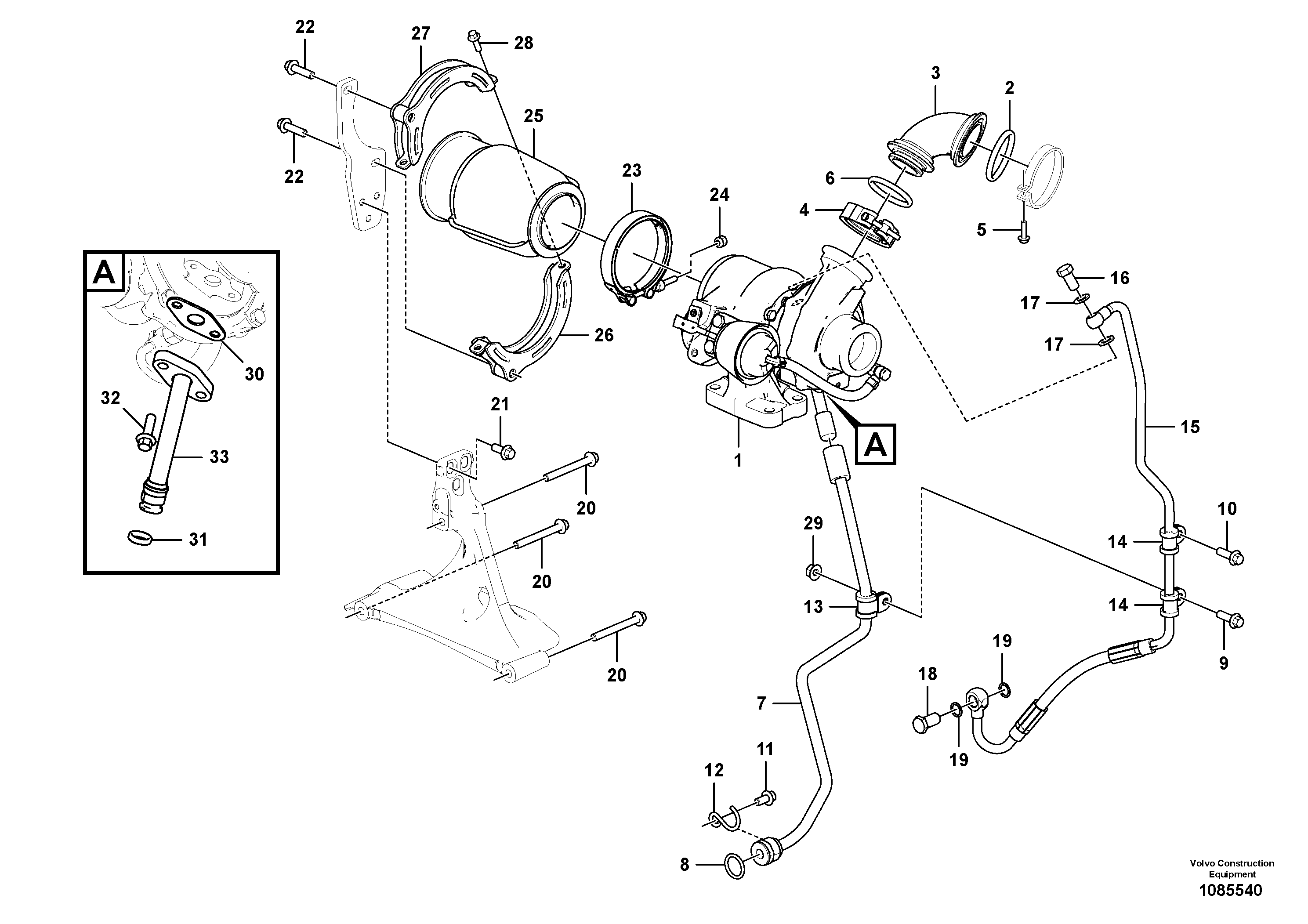 Exhaust Pipe VOE14668709 VOLVO