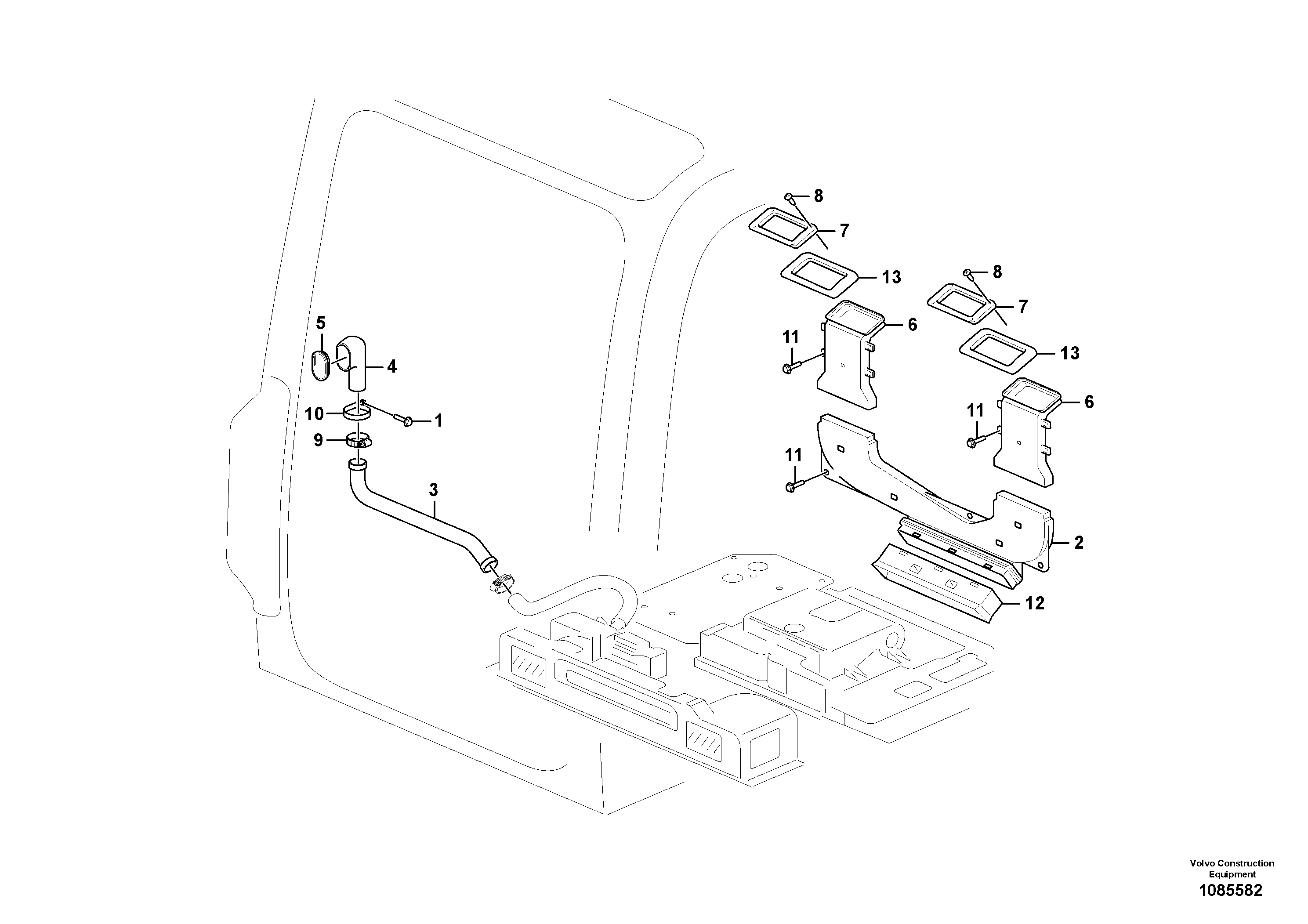 Rear Section VOE14698615 VOLVO