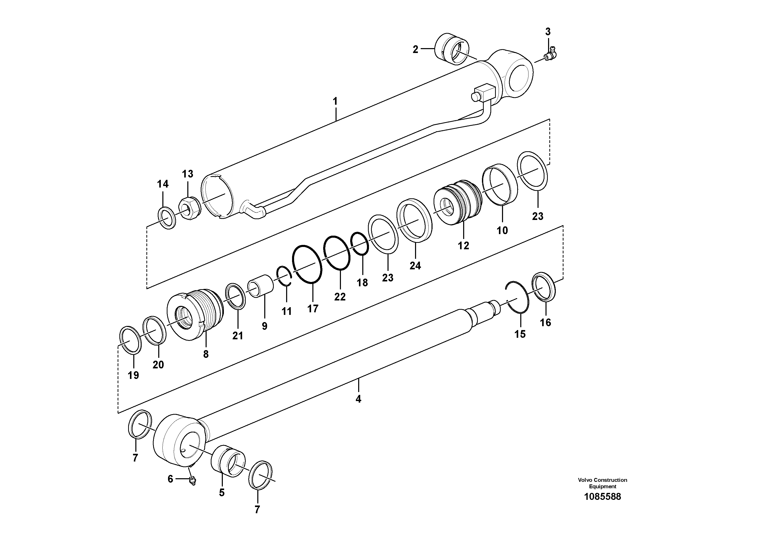 Fuel miser valve VOE14590909 VOLVO