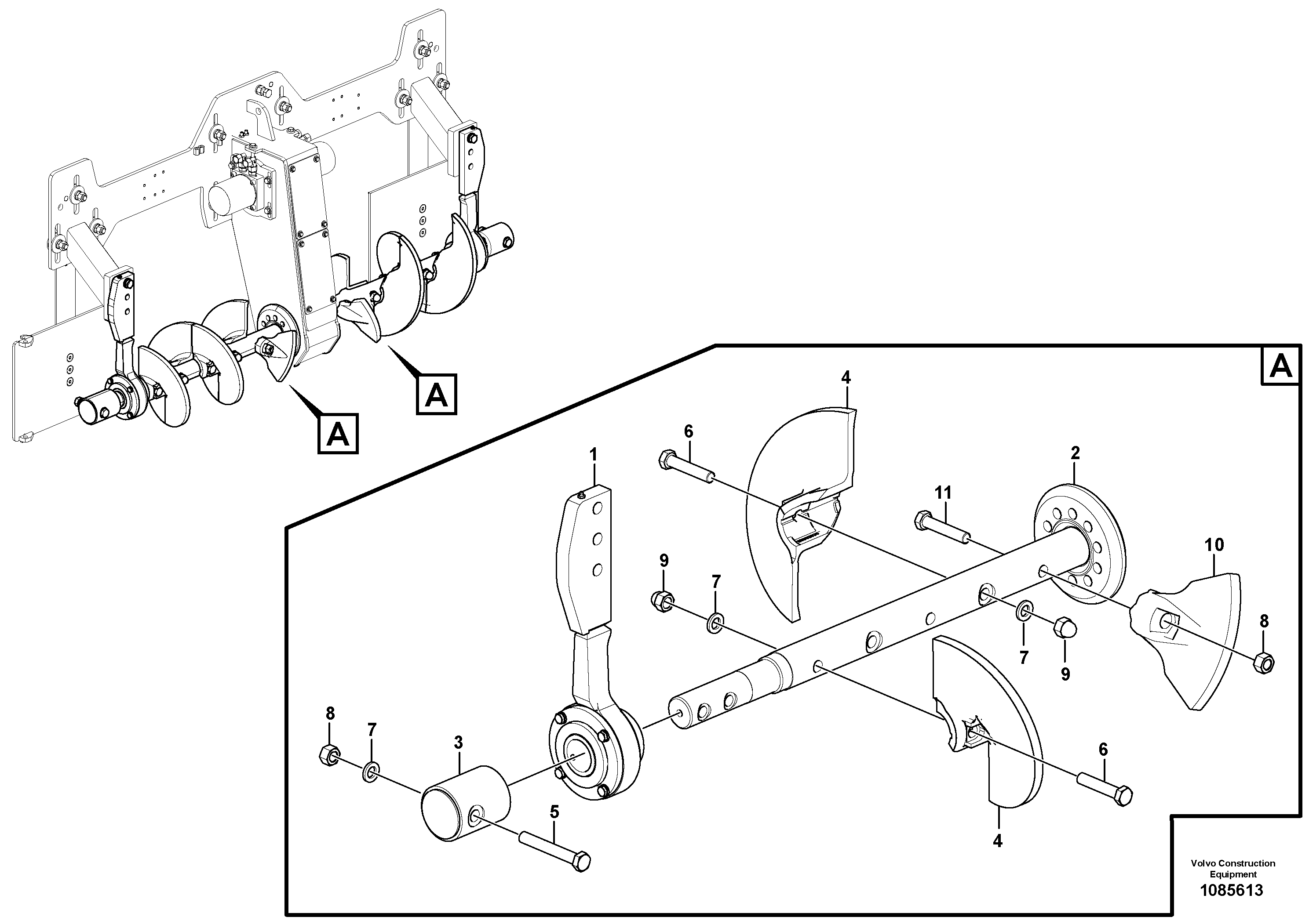 Fan housing with... VOE12802193 VOLVO