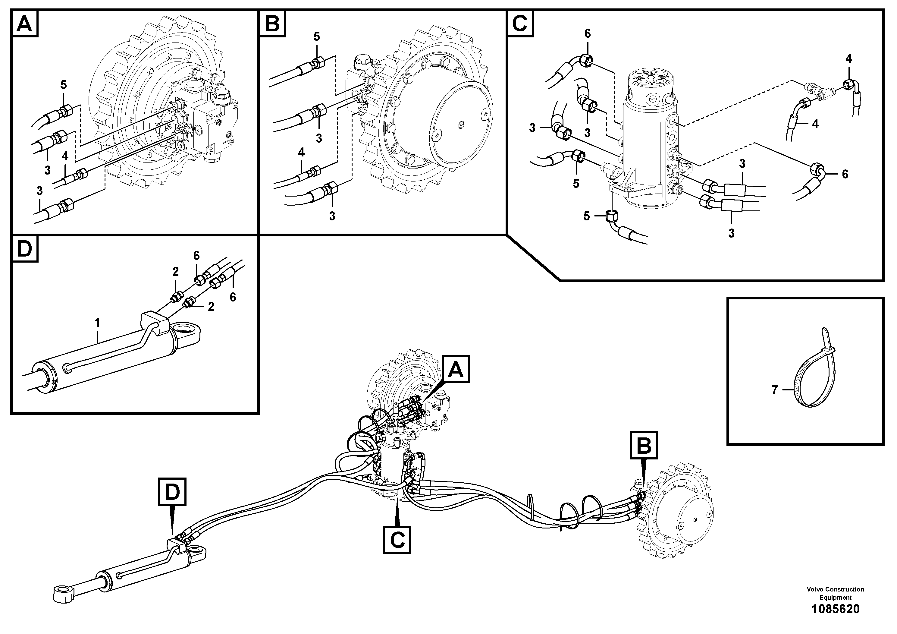 Timing gear casing VOE15617477 VOLVO