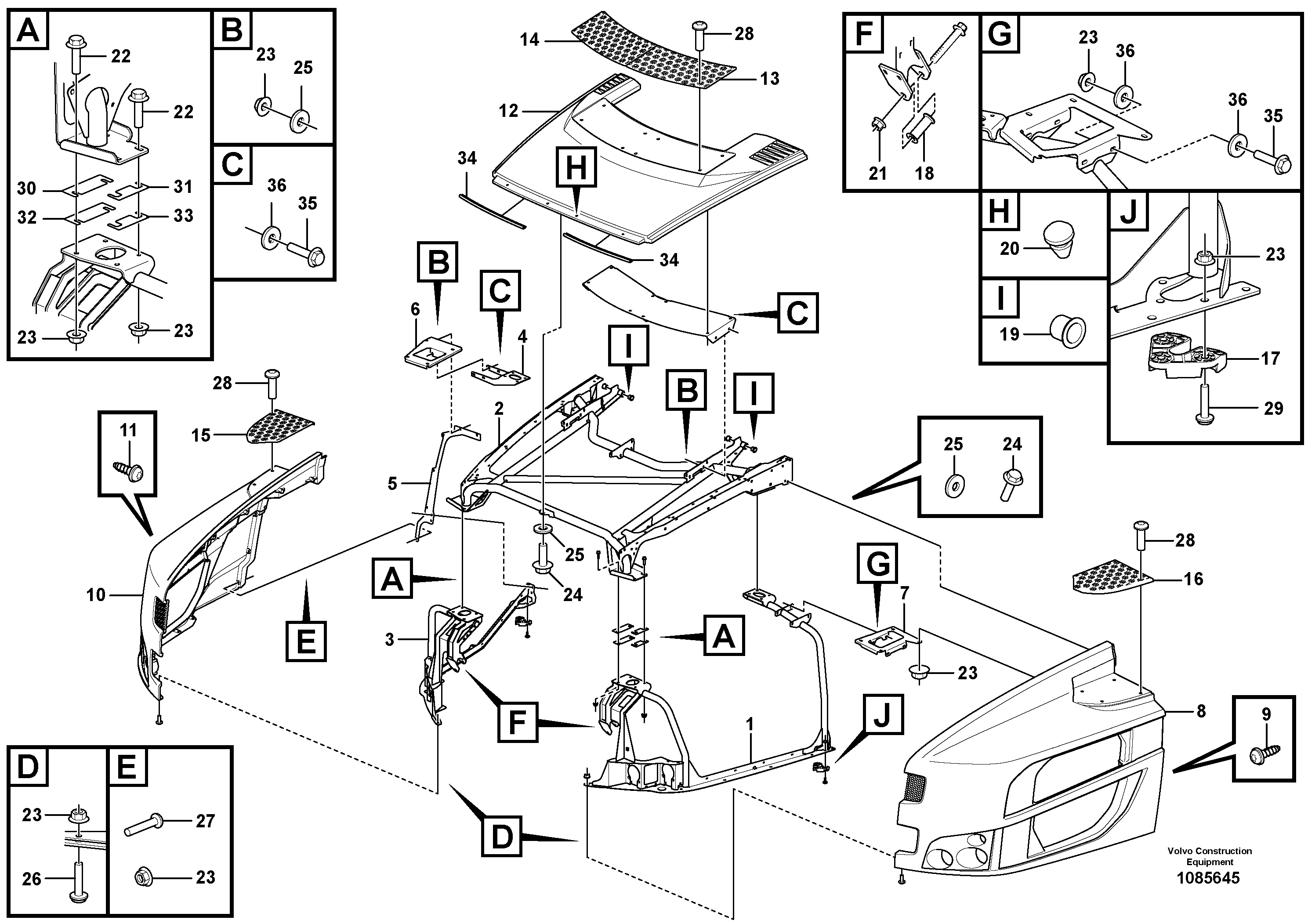 Rec.housing VOE16858730 VOLVO