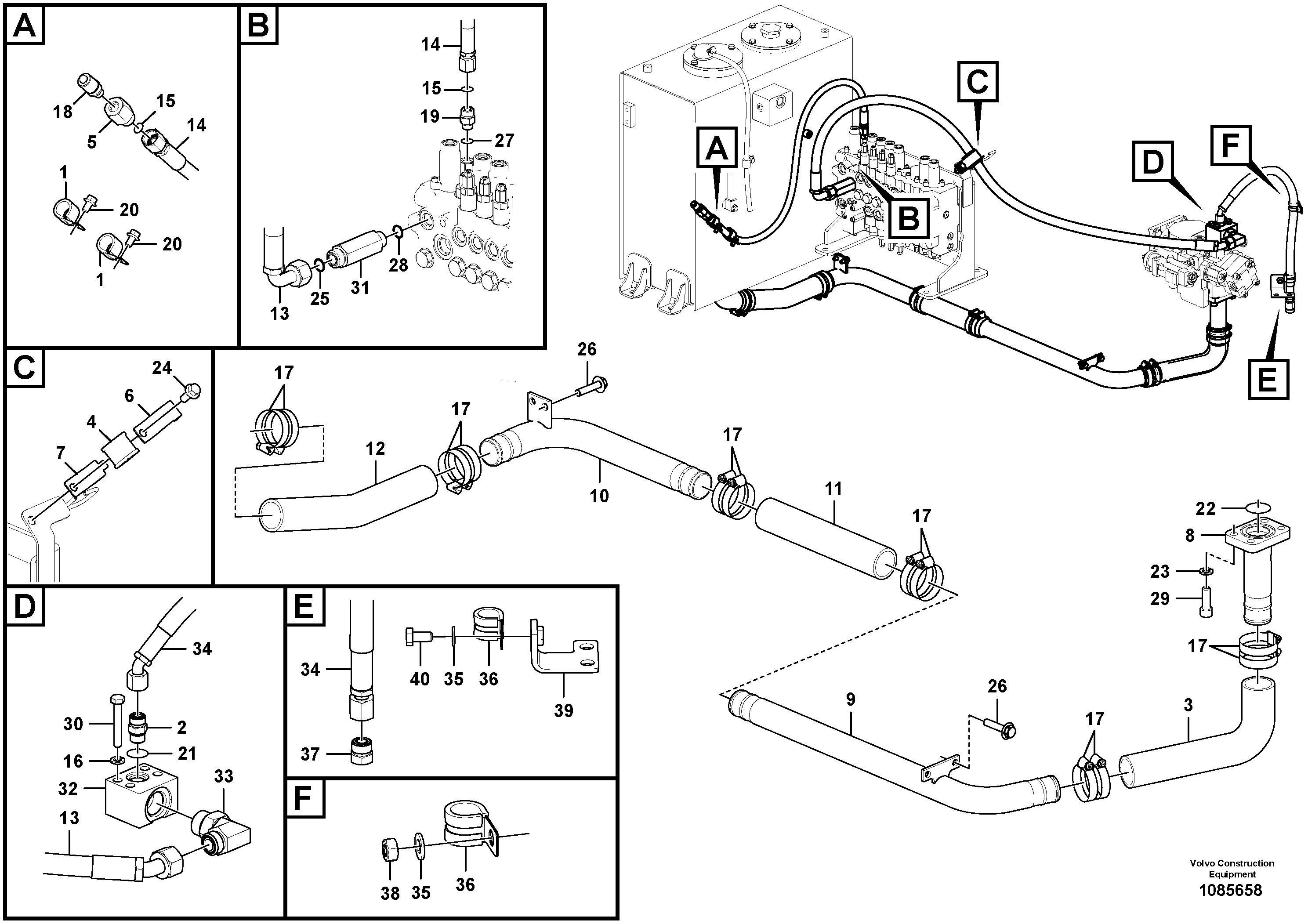 Bracket VOE14710403 VOLVO