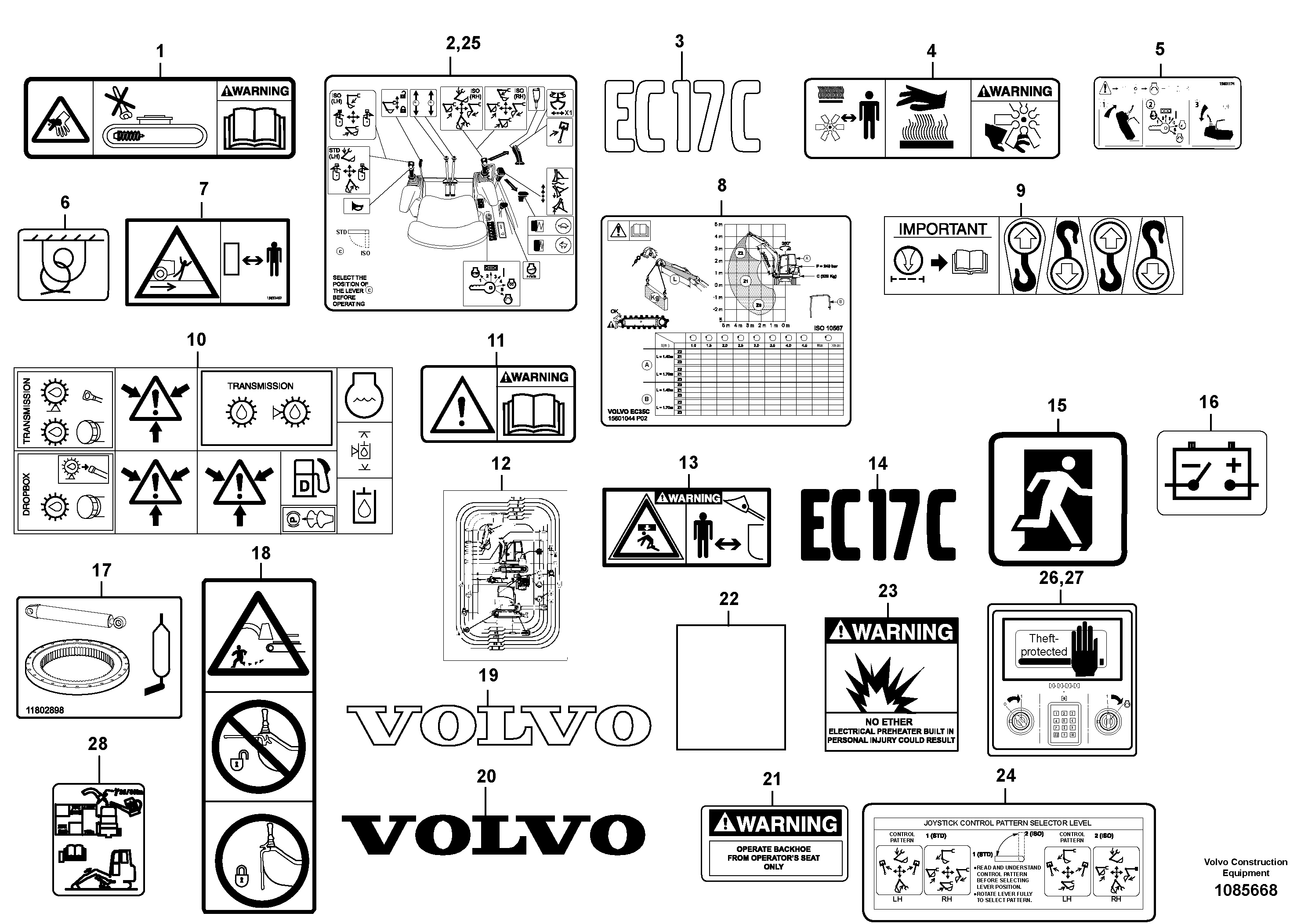 Decal VOE15689004 VOLVO