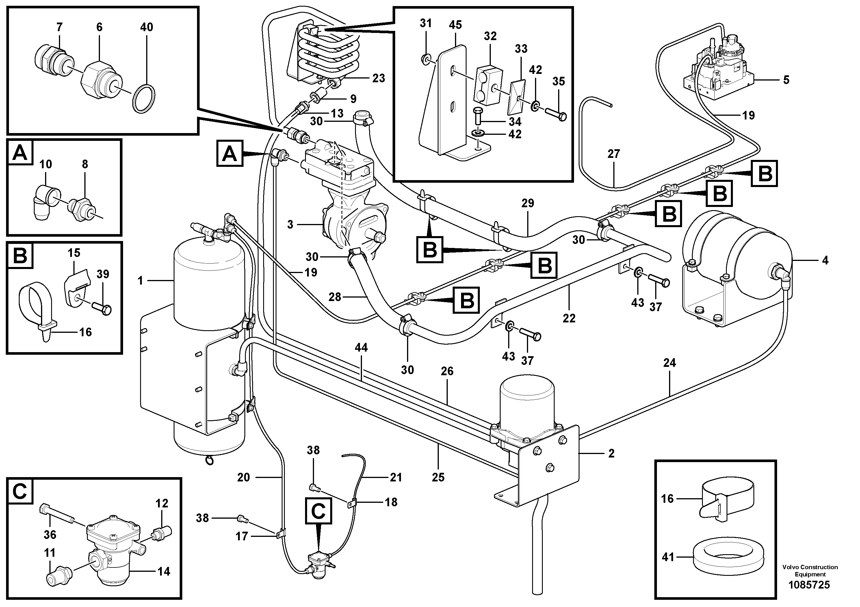 Fuel miser valve VOE14657147 VOLVO