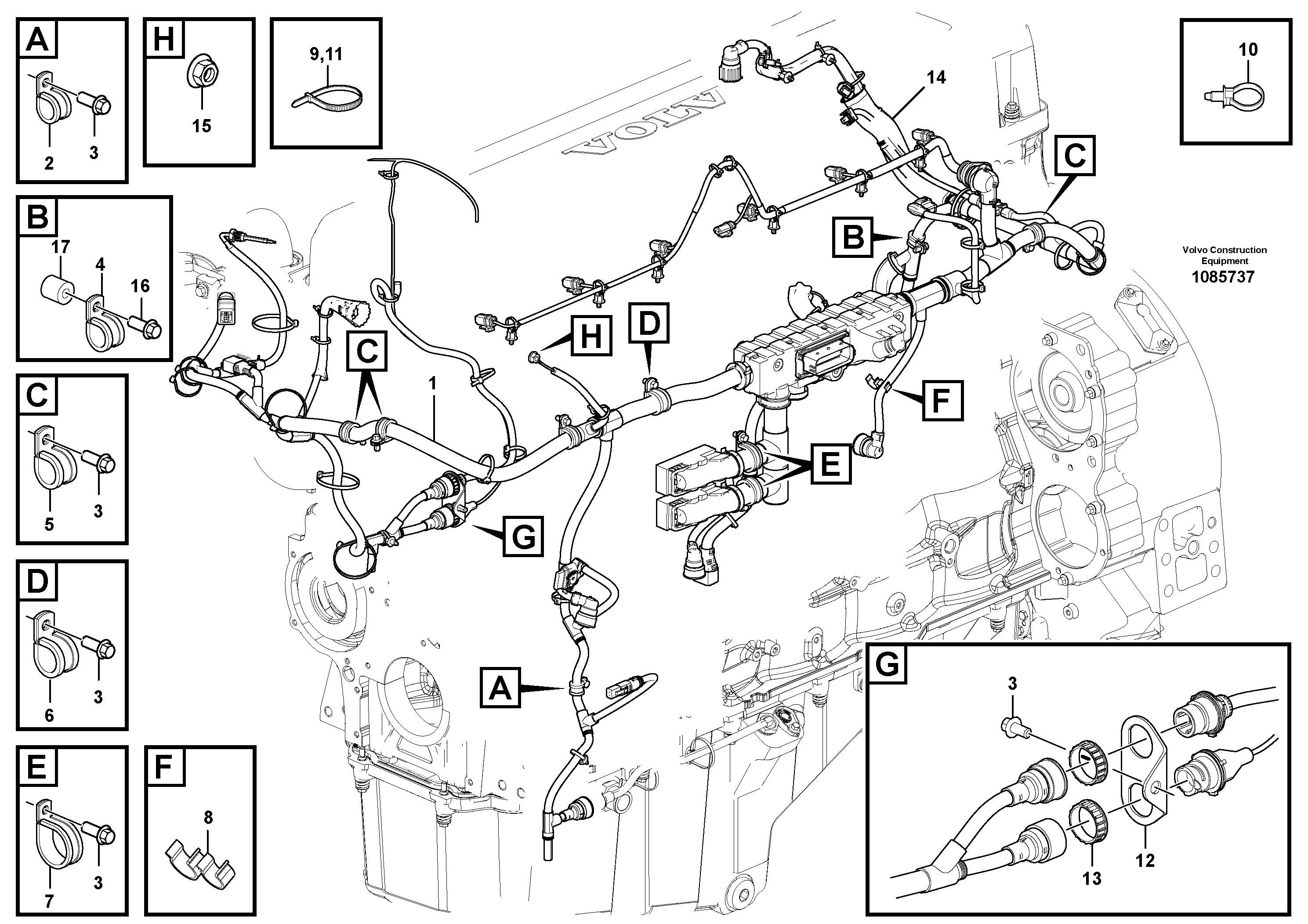 Support Leg VOE17441806 VOLVO