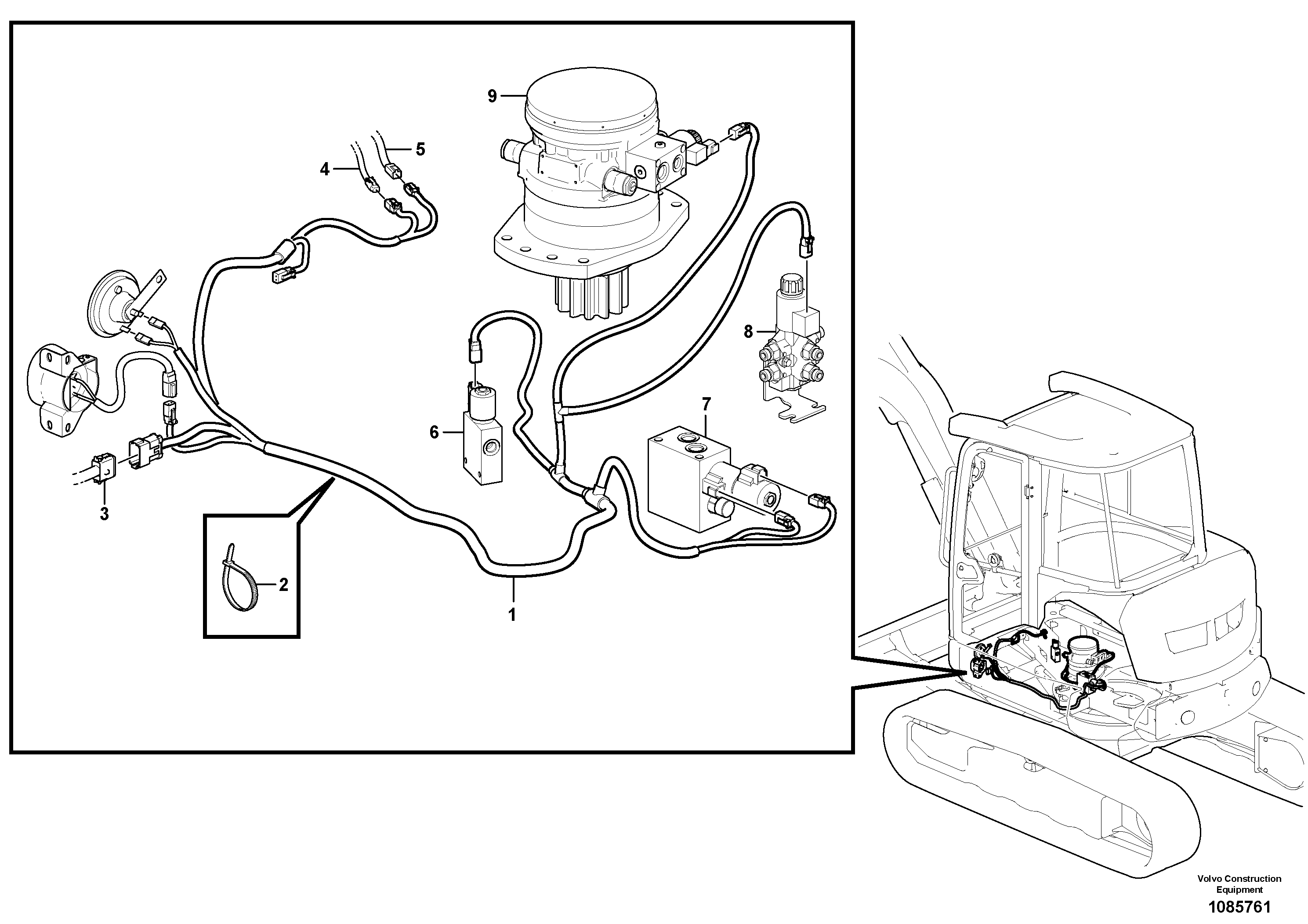 Support Leg VOE16260063 VOLVO