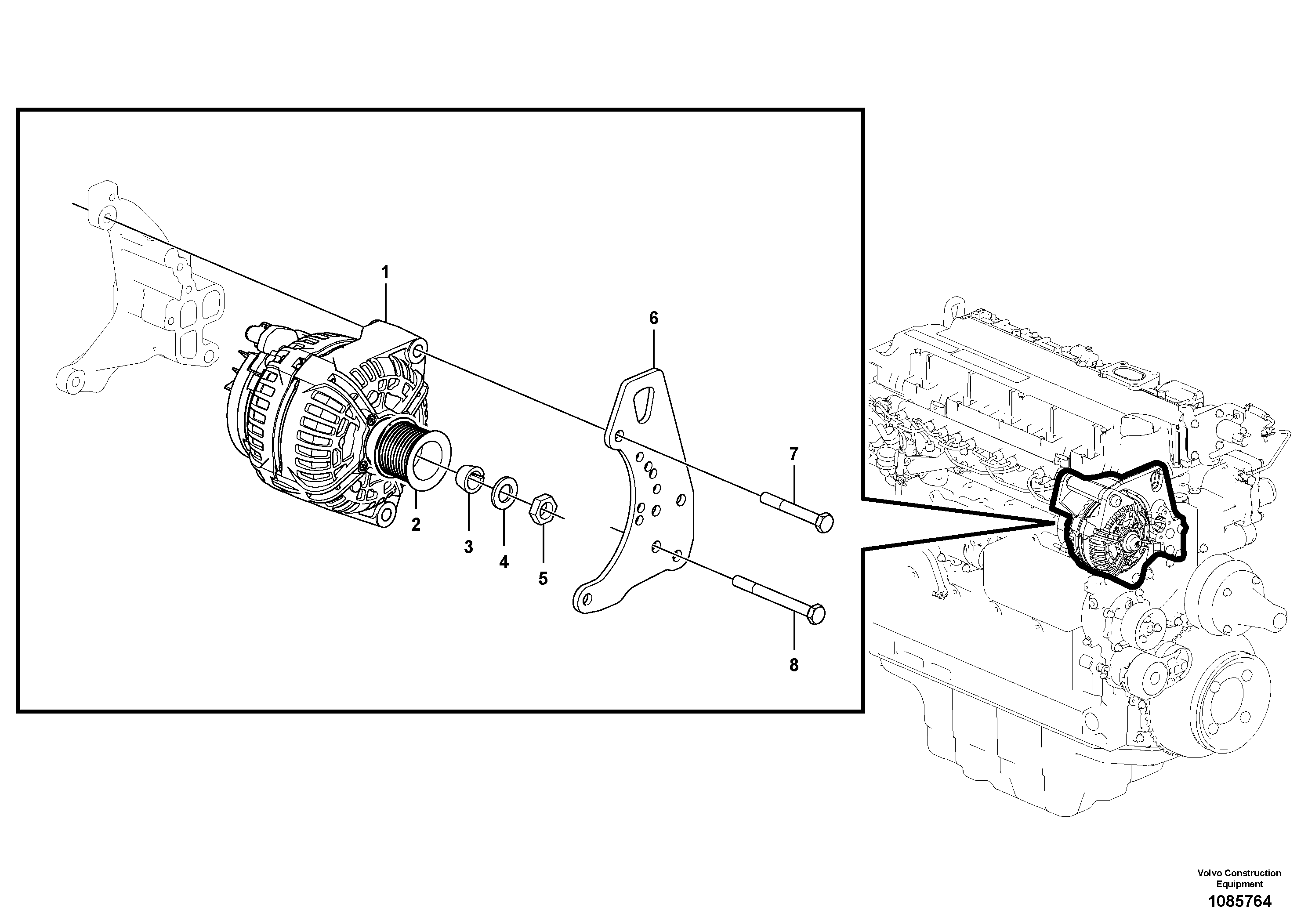 Reversing Valve VOE22435398 VOLVO