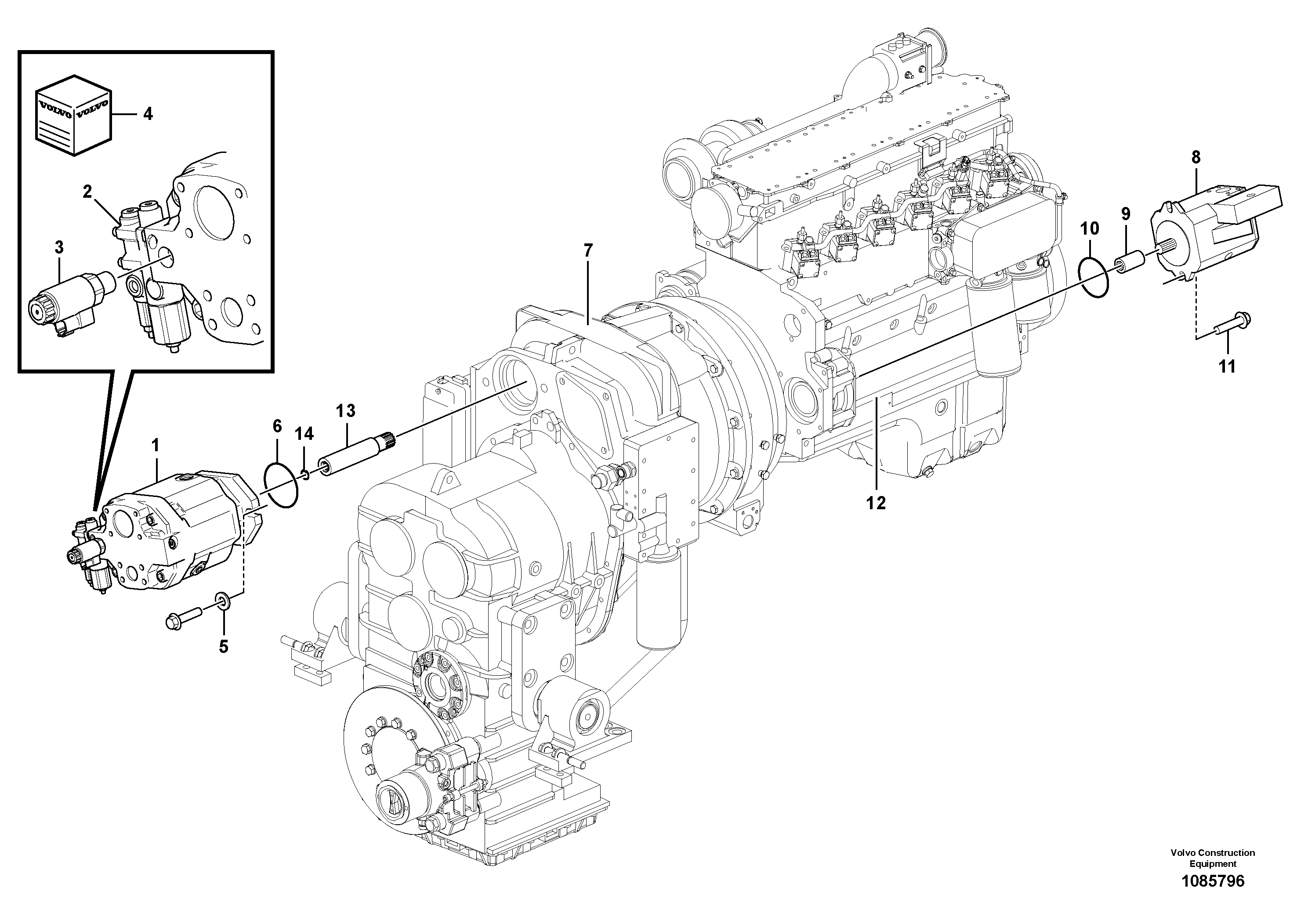 Double Clamp VOE15073700 VOLVO
