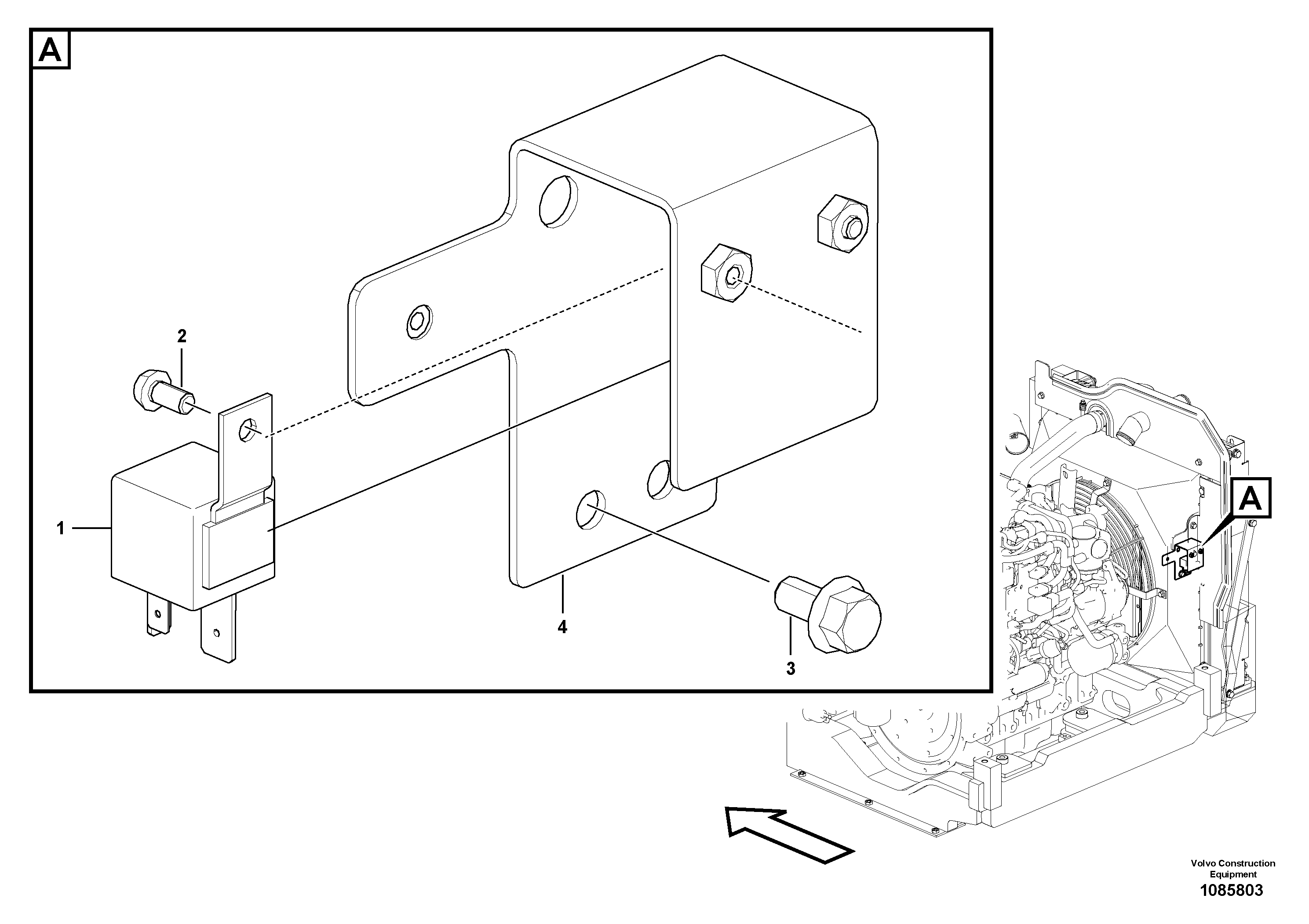 Seat frame VOE14689359 VOLVO