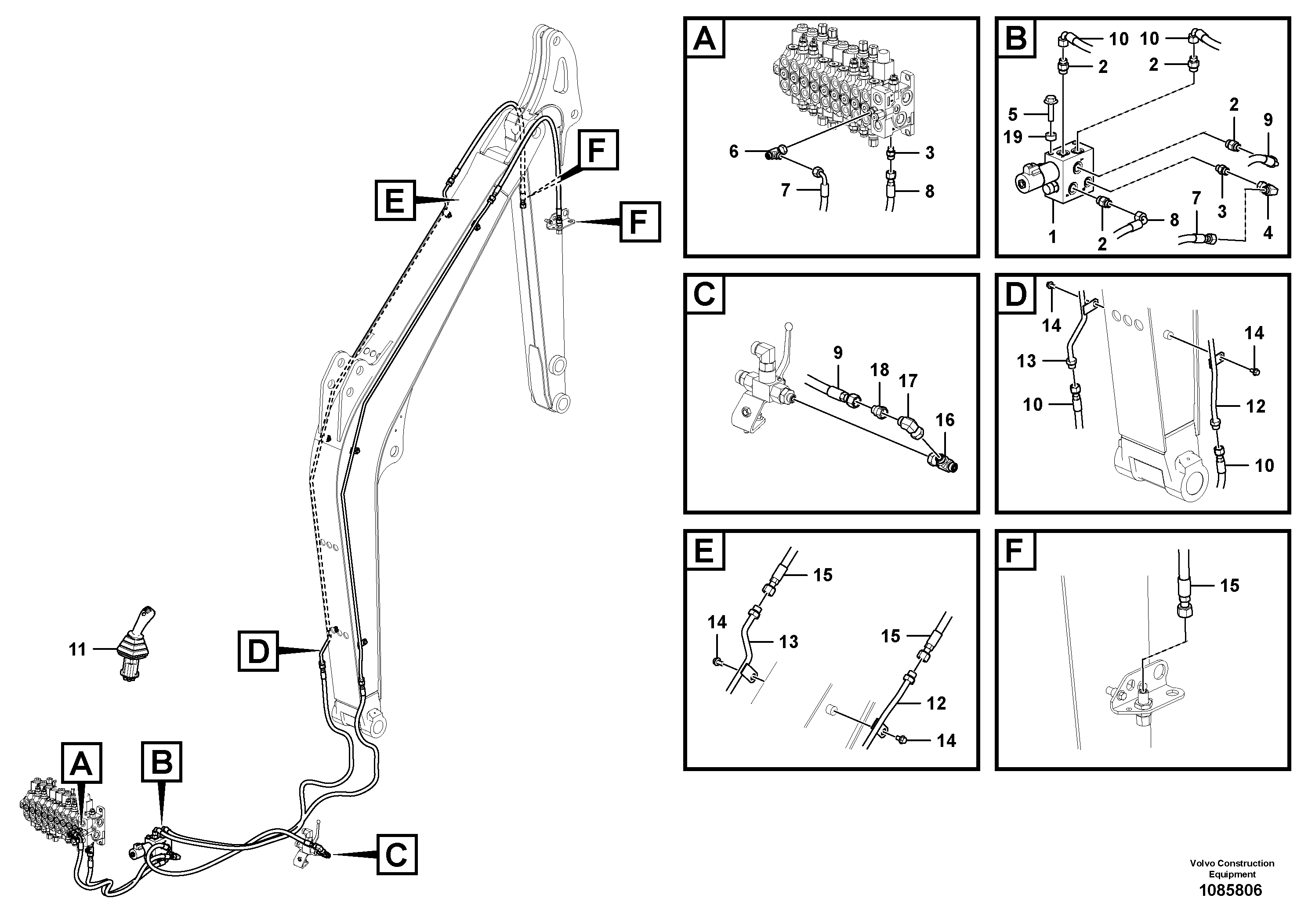 Fuel miser valve VOE15692525 VOLVO