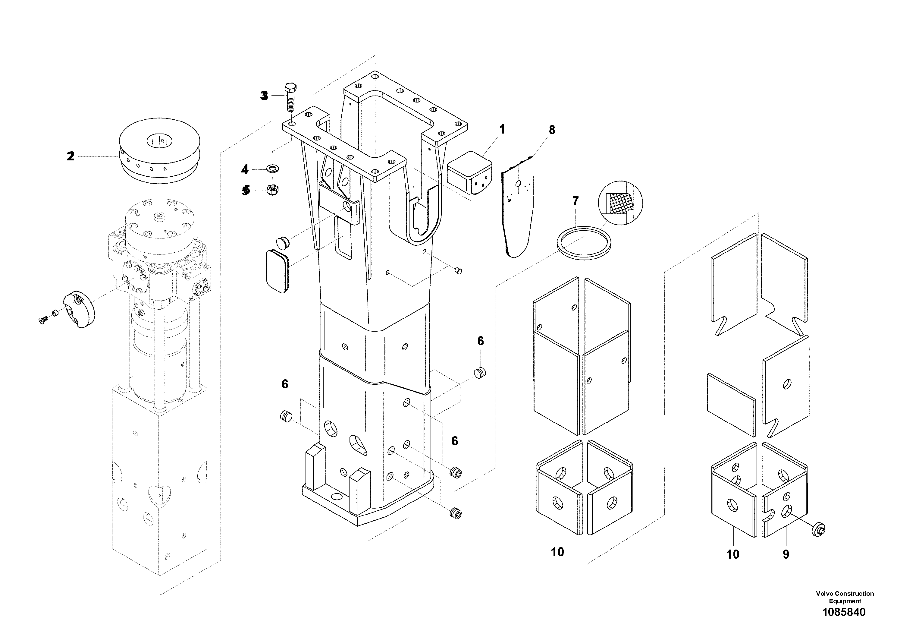 Hydraulic system, P4 VOE14688926 VOLVO