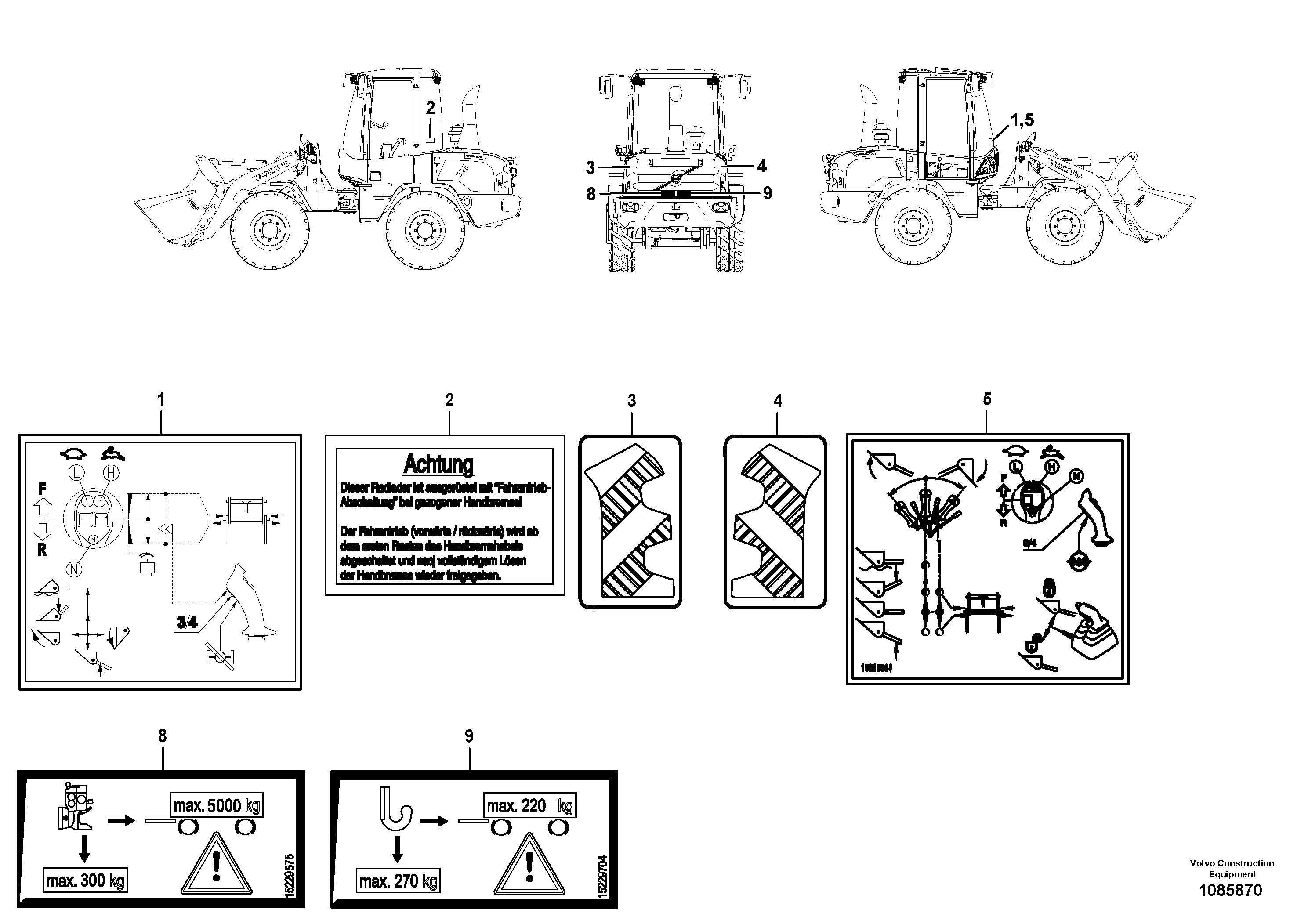 Cylinder Block VOE15223876 VOLVO
