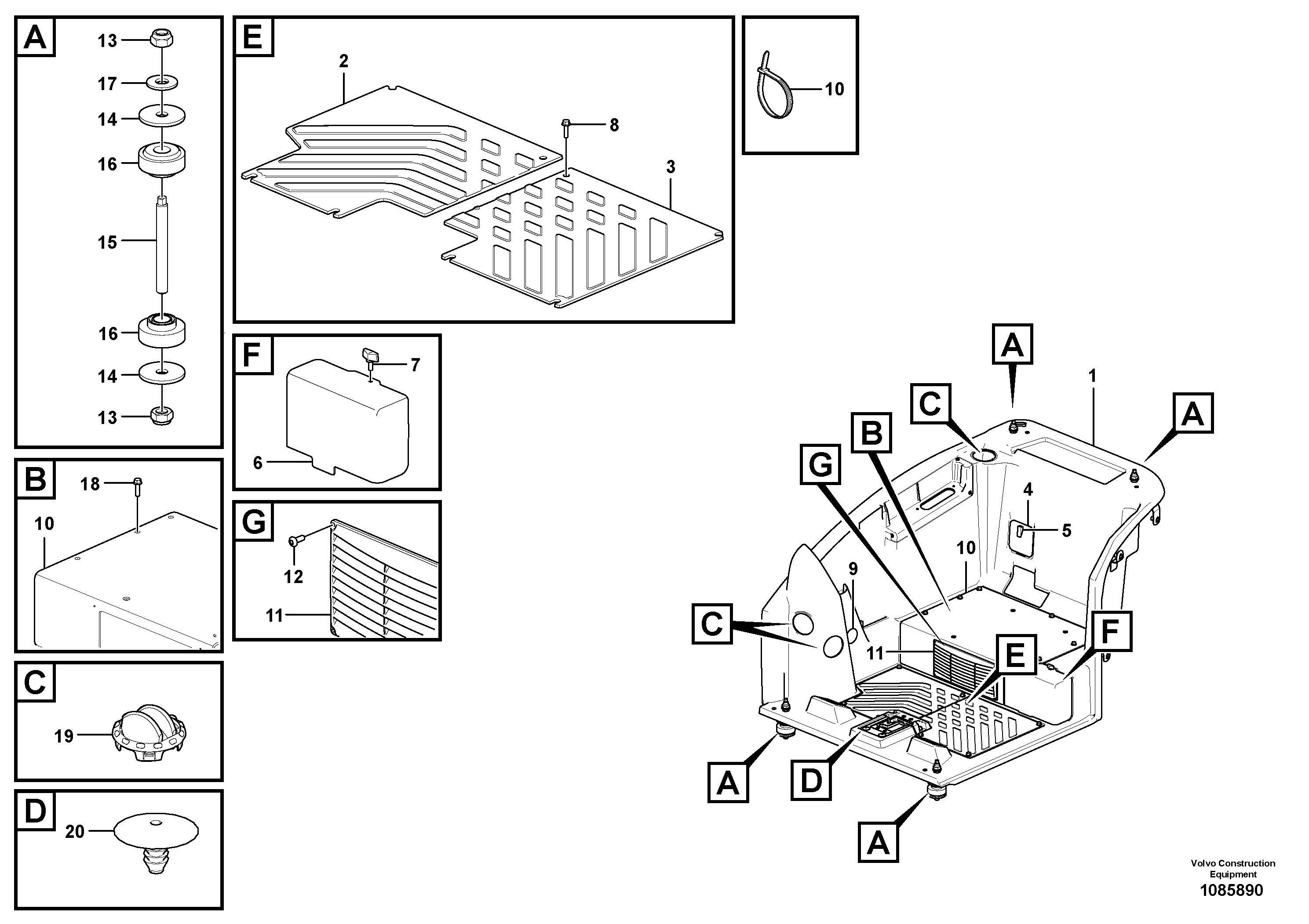 Rec.housing VOE15675760 VOLVO
