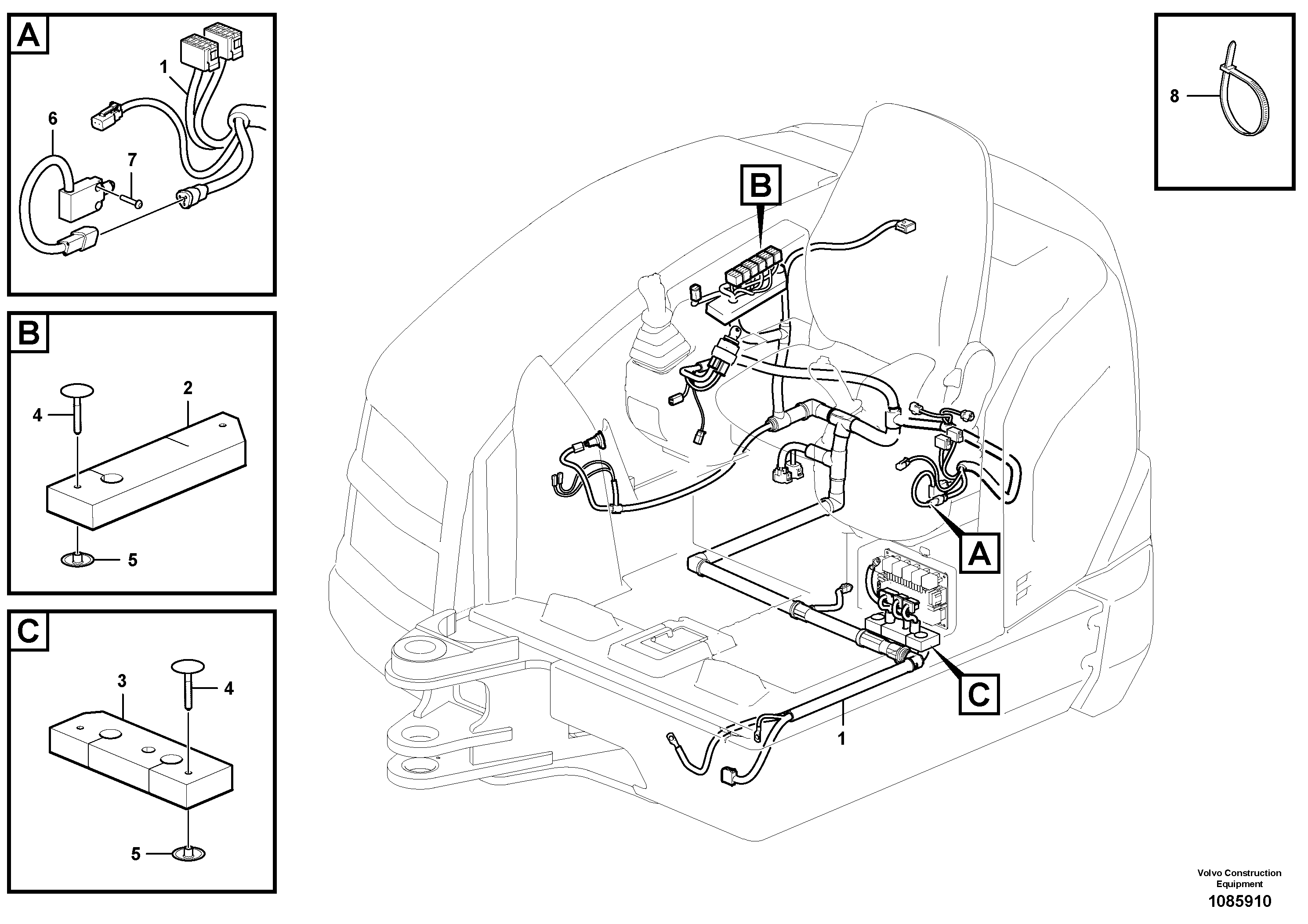 Support Leg VOE16259908 VOLVO