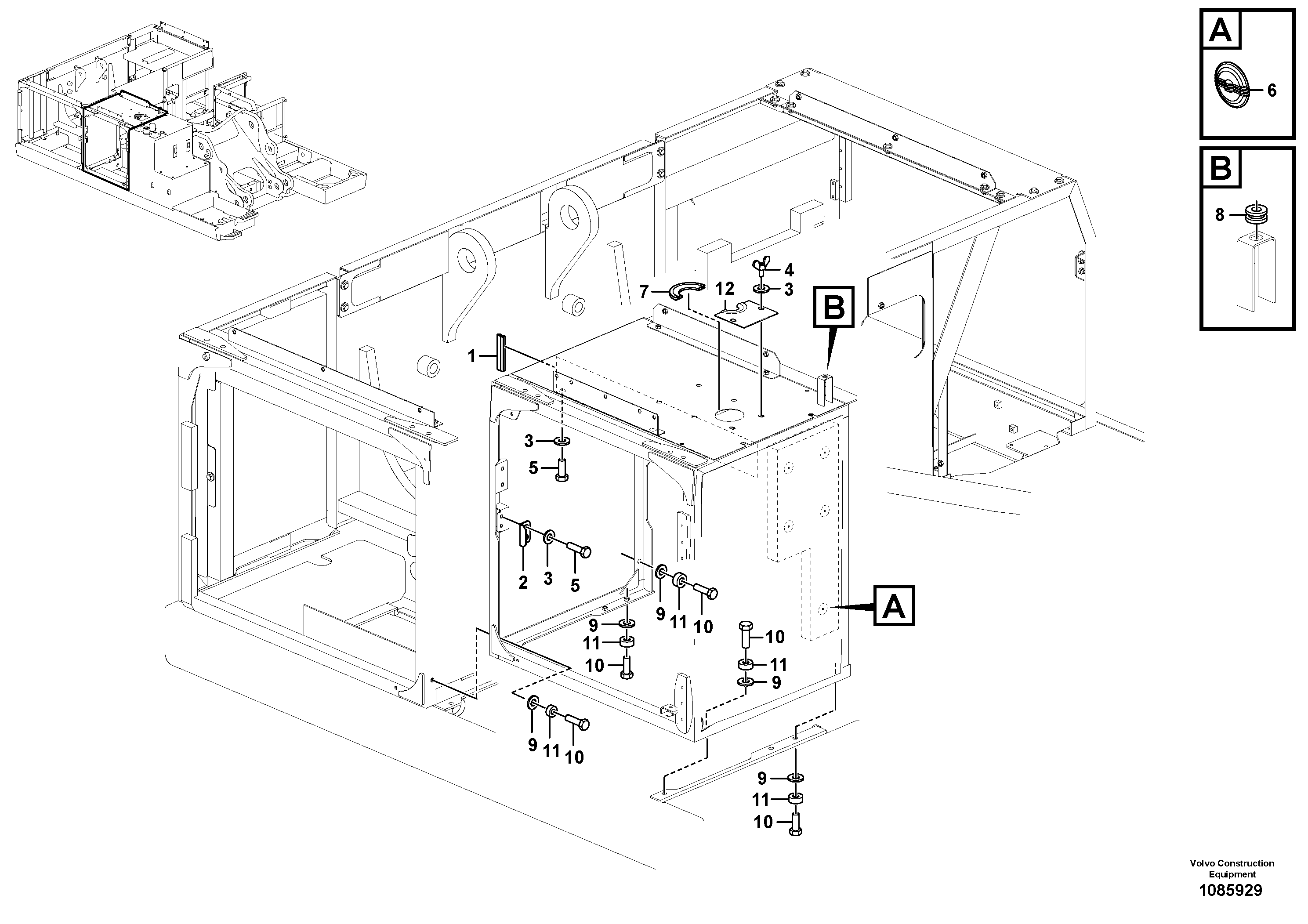 Rec.housing RM/VOE14708069 VOLVO