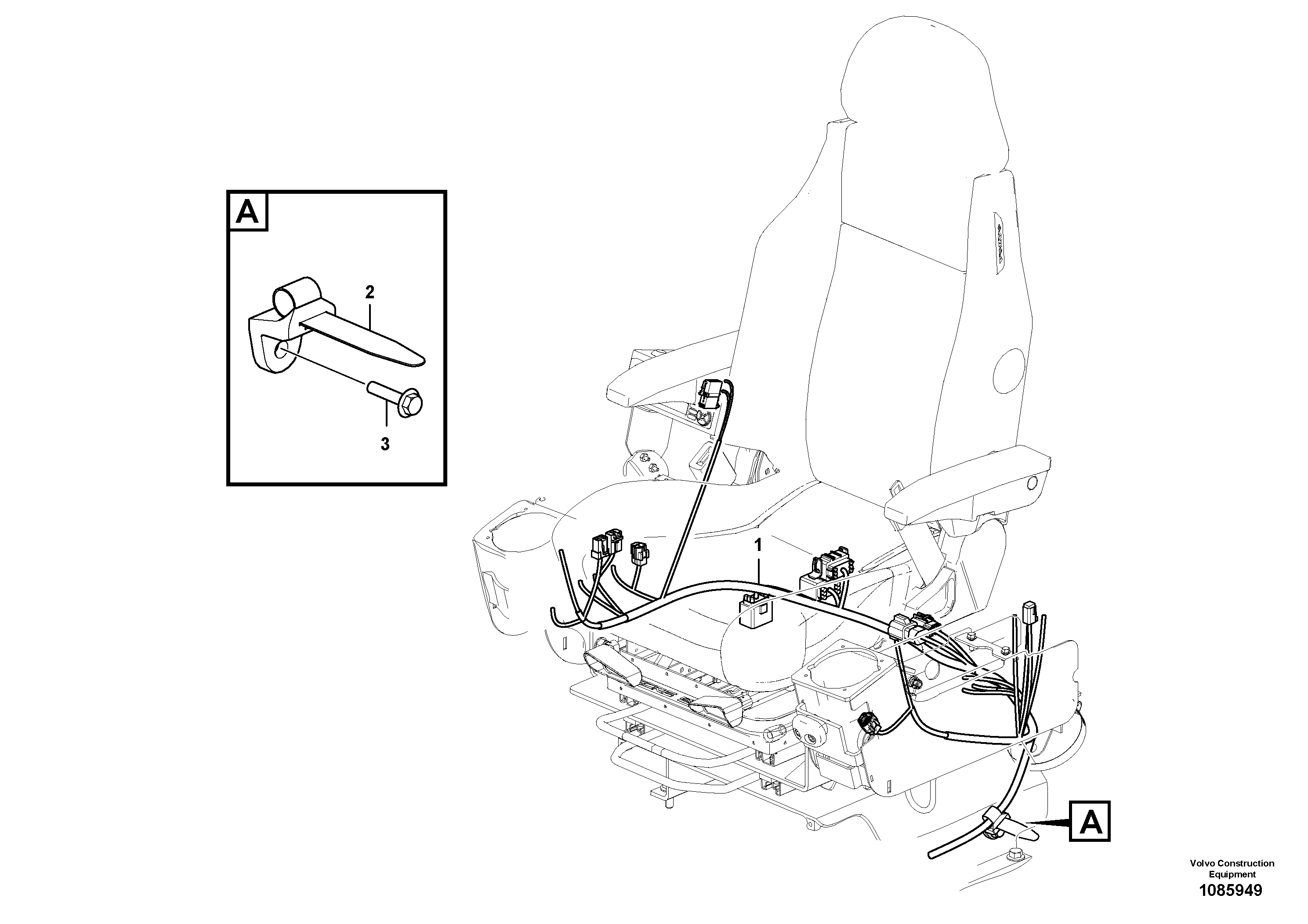 Support Leg VOE14735889 VOLVO