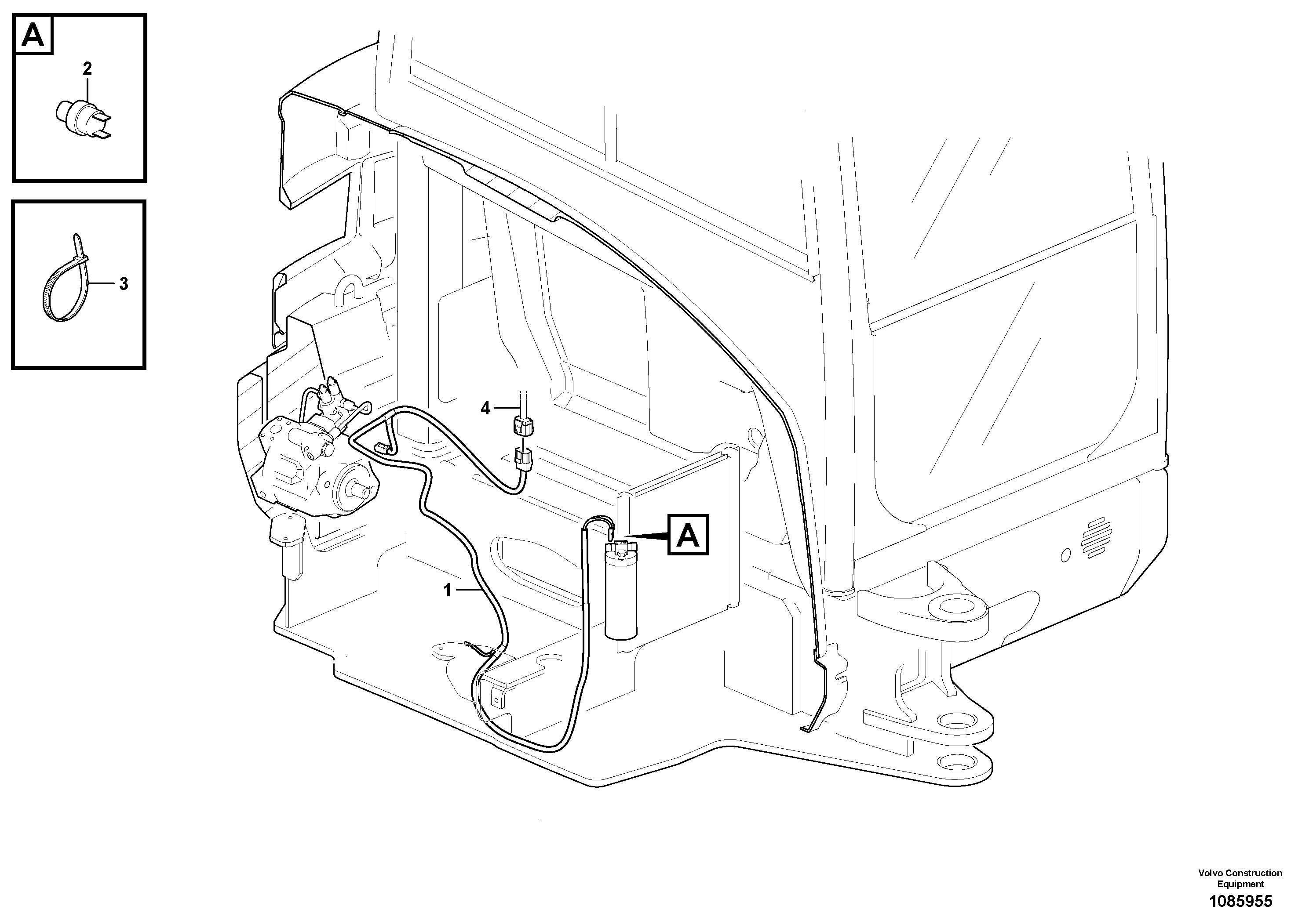 Support Leg VOE15697714 VOLVO